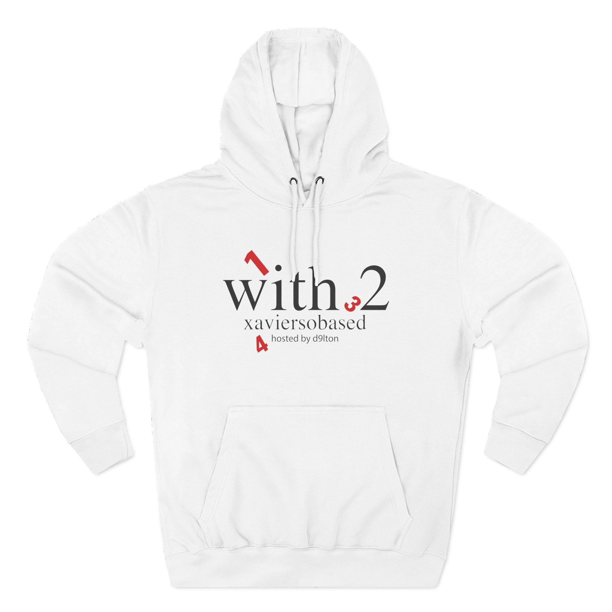 Nettspend Xaviersobased With 2 Album Three-Panel Fleece Hoodie
