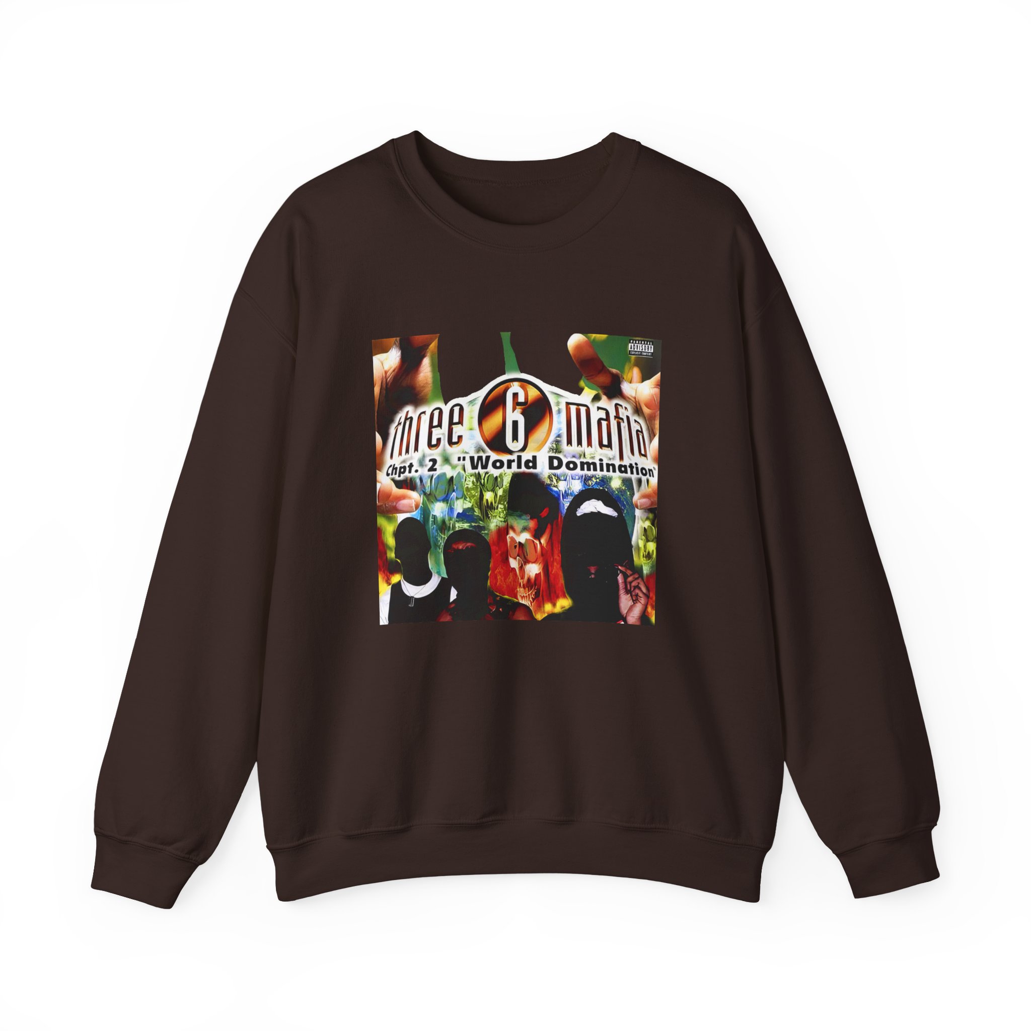 Three 6 Mafia Cover WD Unisex Heavy Blendâ„¢ Crewneck Sweatshirt