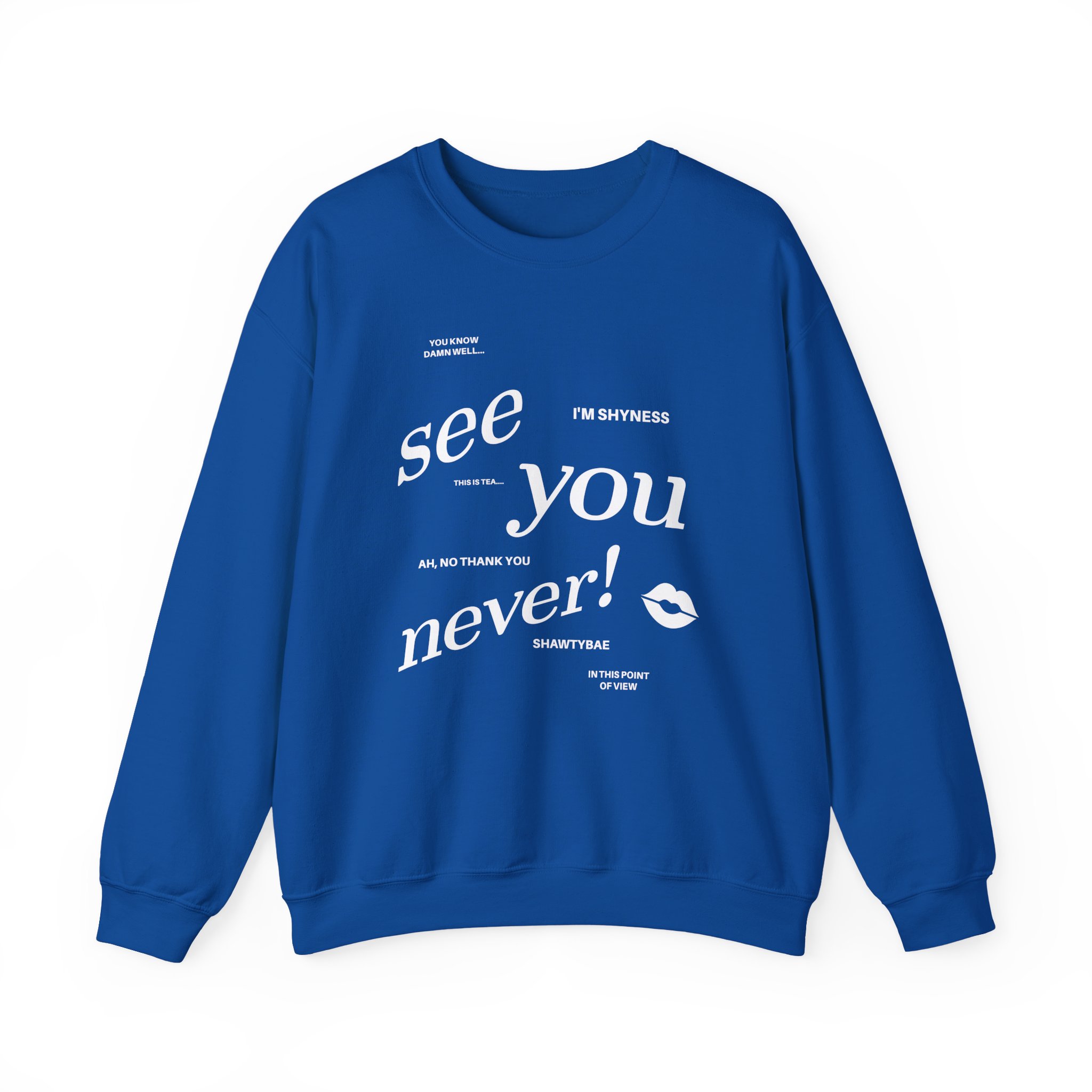 Shawty Bae Diss Gurrr Anniversary Unisex Heavy Blendâ„¢ Crewneck Sweatshirt