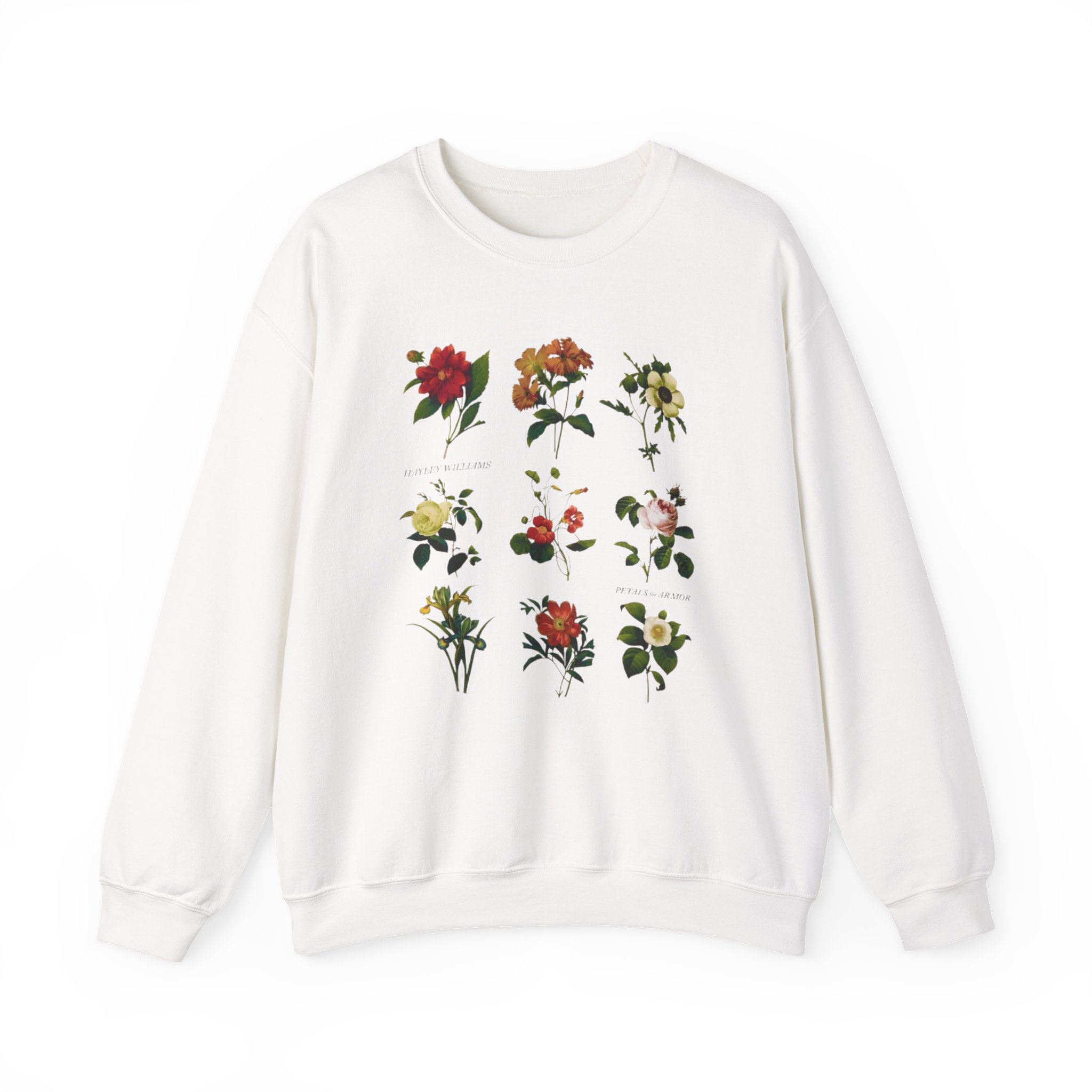 Hayley Williams Petals for Armor Floral Girls Unisex Heavy Blendâ„¢ Crewneck Sweatshirt