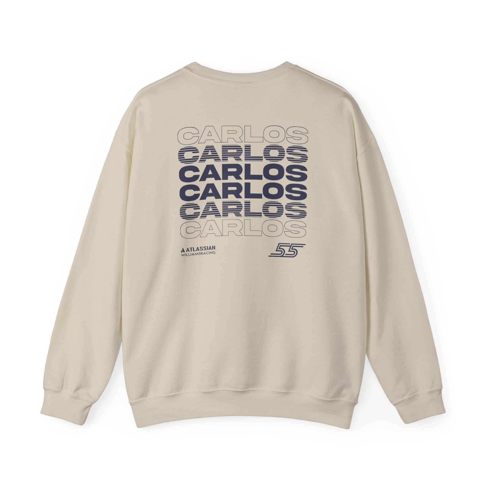 Carlos Sainz Atlassian Williams Racing Unisex Heavy Blendâ„¢ Crewneck Sweatshirt
