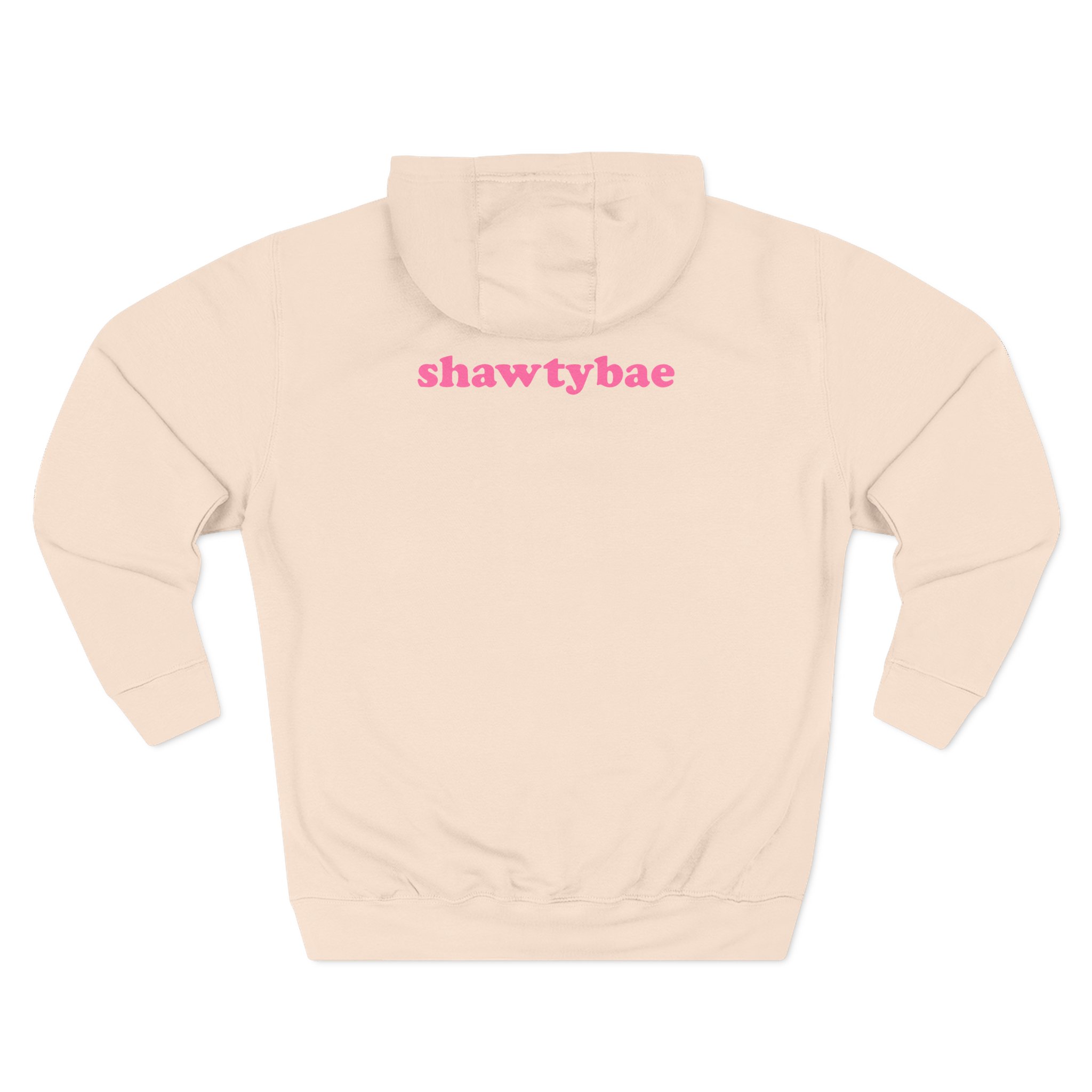 Shawty Bae What You Mean Three-Panel Fleece Hoodie