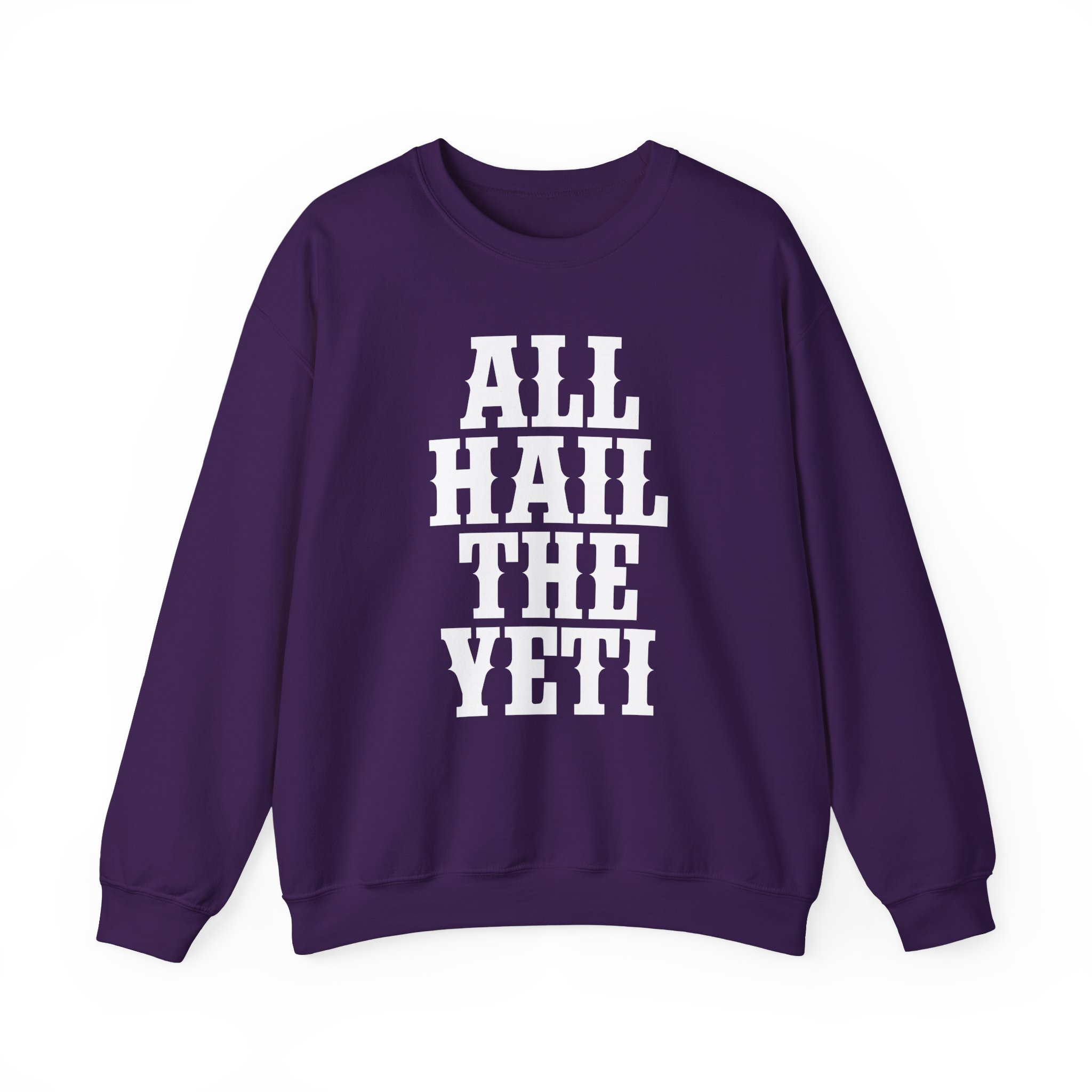 All Hail the Yeti Logo Unisex Heavy Blendâ„¢ Crewneck Sweatshirt
