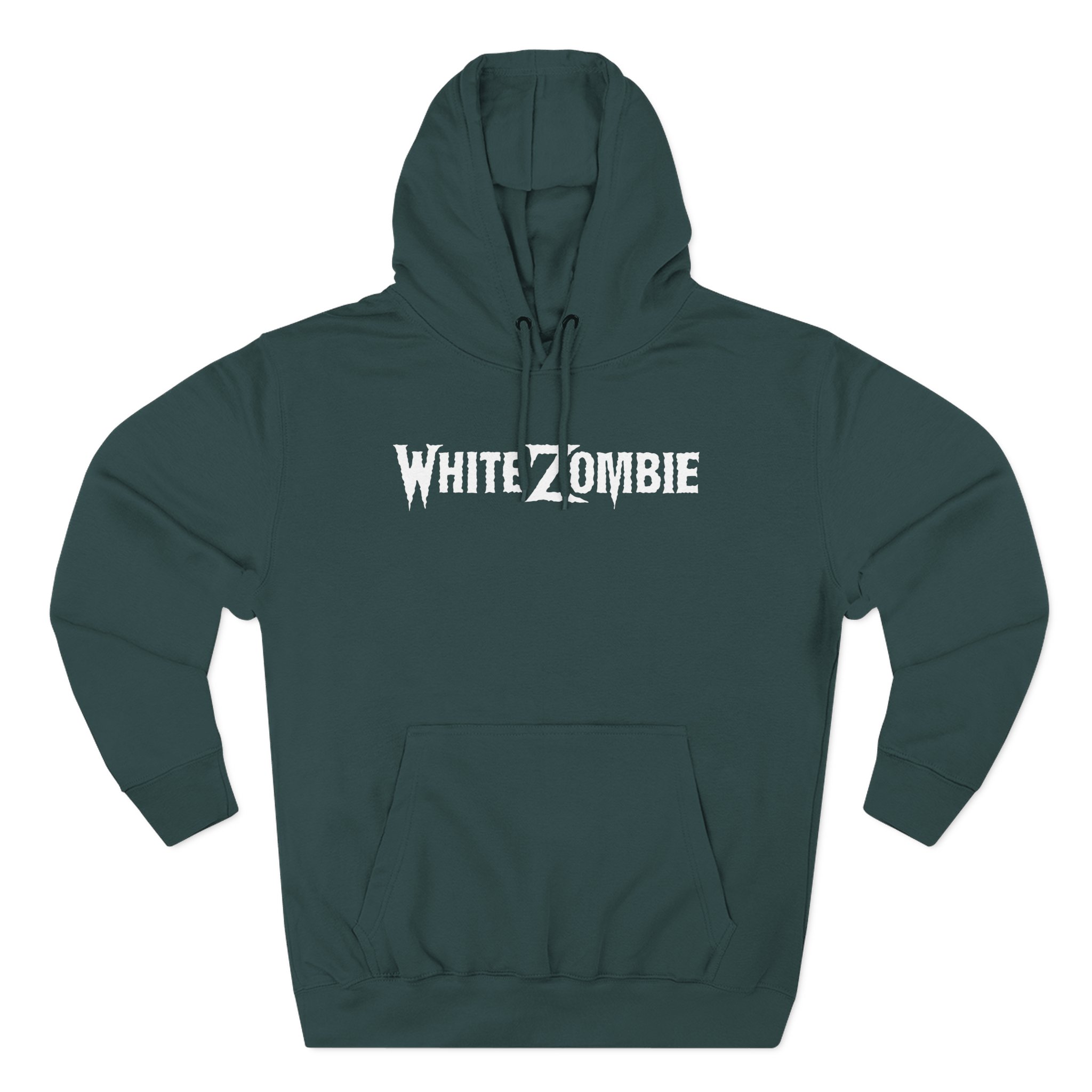 White Zombie Classic Logo Three-Panel Fleece Hoodie