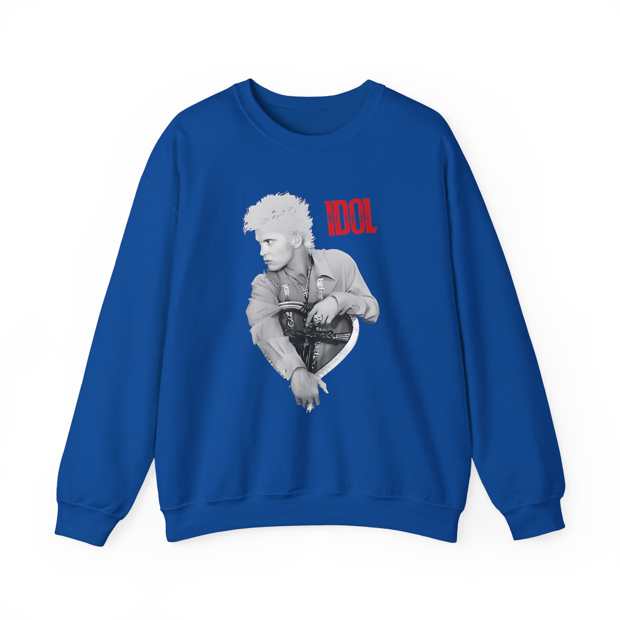 Billy Idol Heart Unisex Heavy Blendâ„¢ Crewneck Sweatshirt