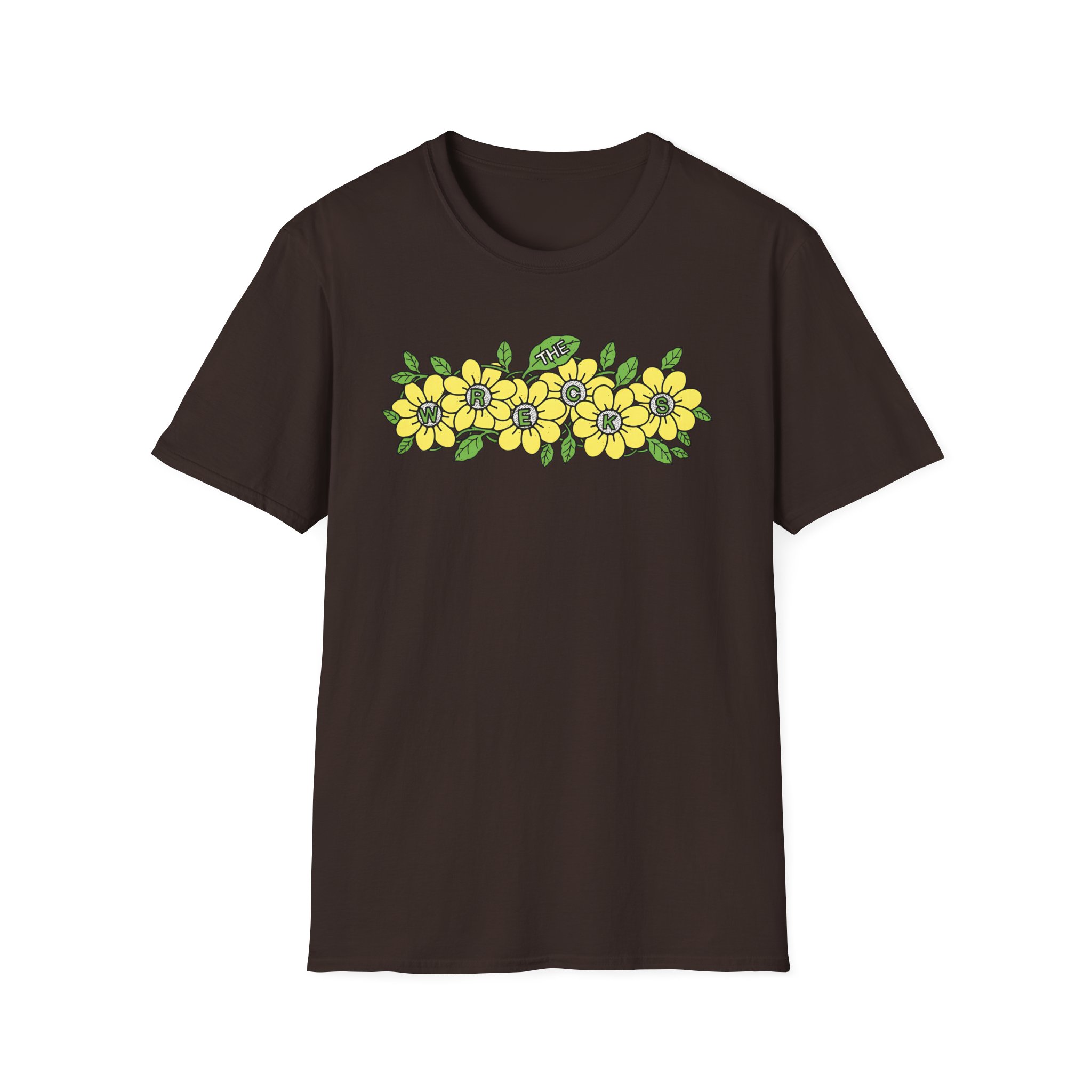 The Wrecks Flower Unisex Softstyle T-Shirt