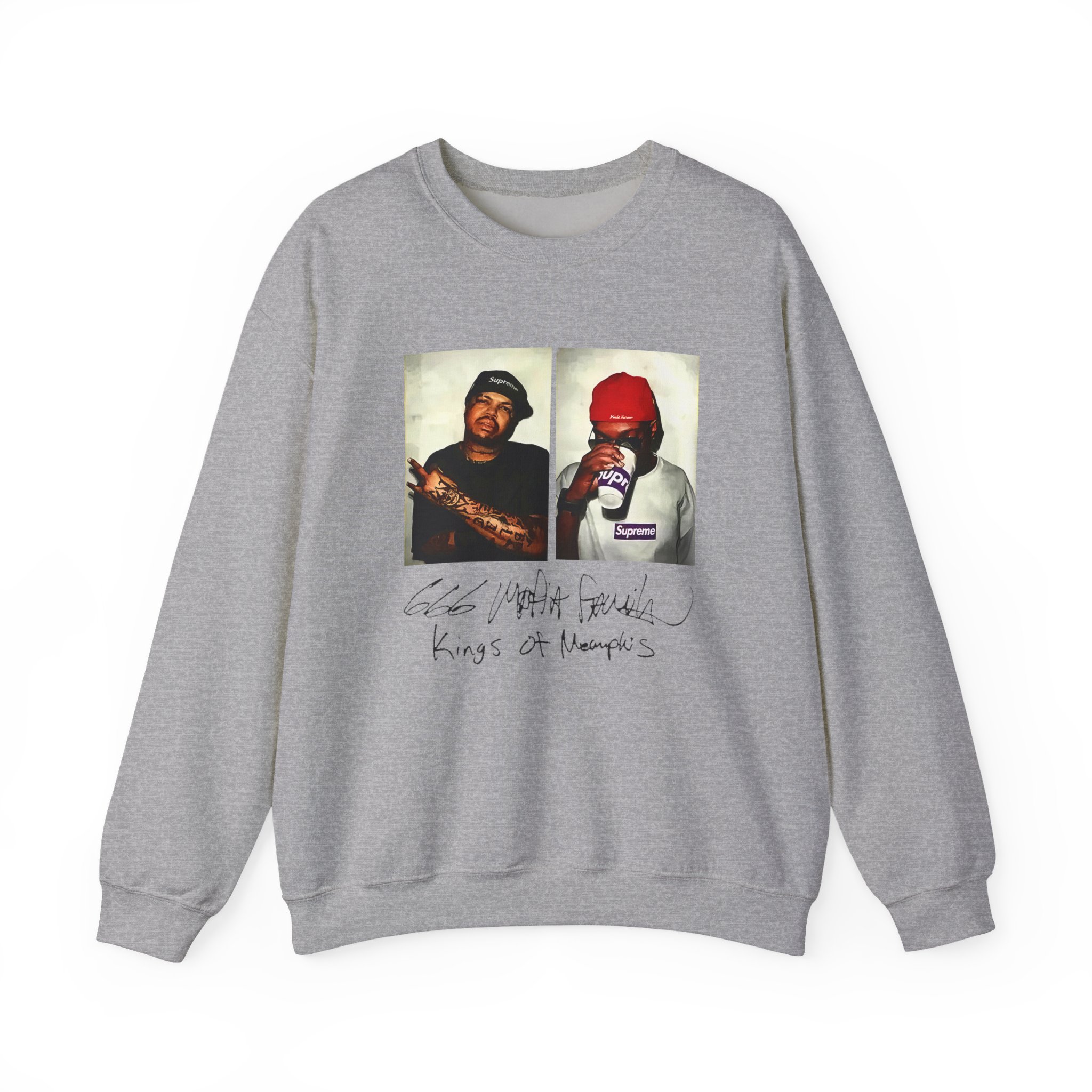 Three 6 Mafia Unisex Heavy Blendâ„¢ Crewneck Sweatshirt