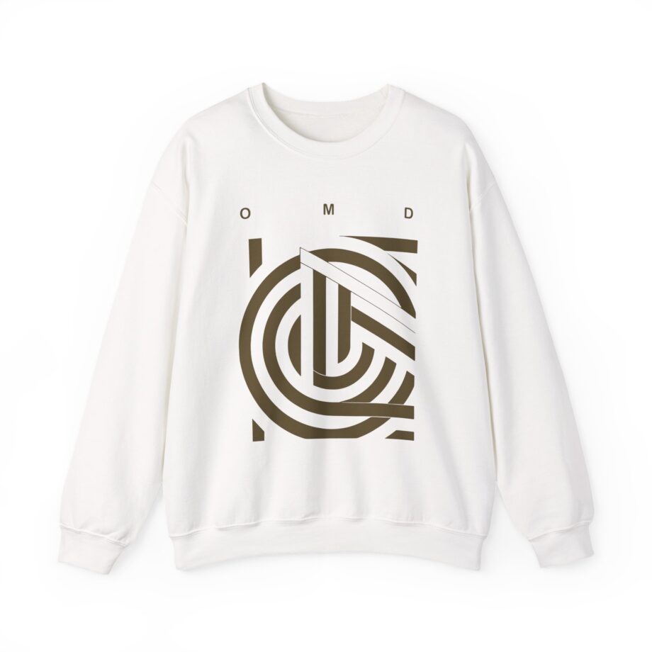 Omd Souvenir Bronze Lines Unisex Heavy Blend™ Crewneck Sweatshirt