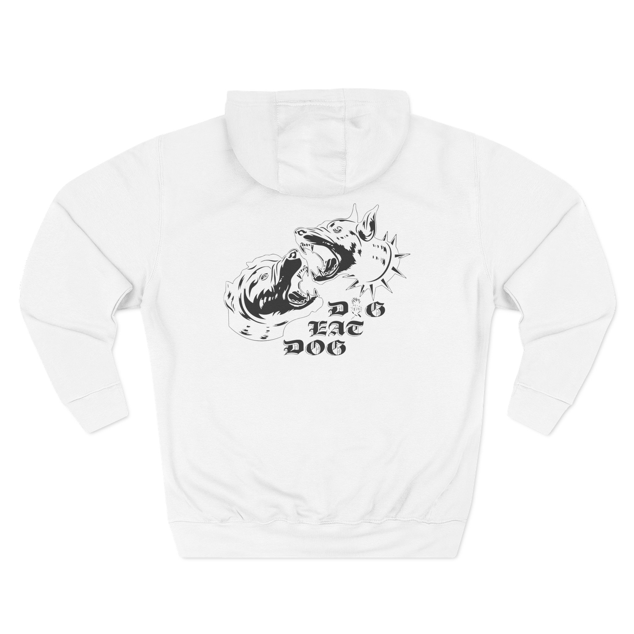 Dog Eat Dog Three-Panel Fleece Hoodie
