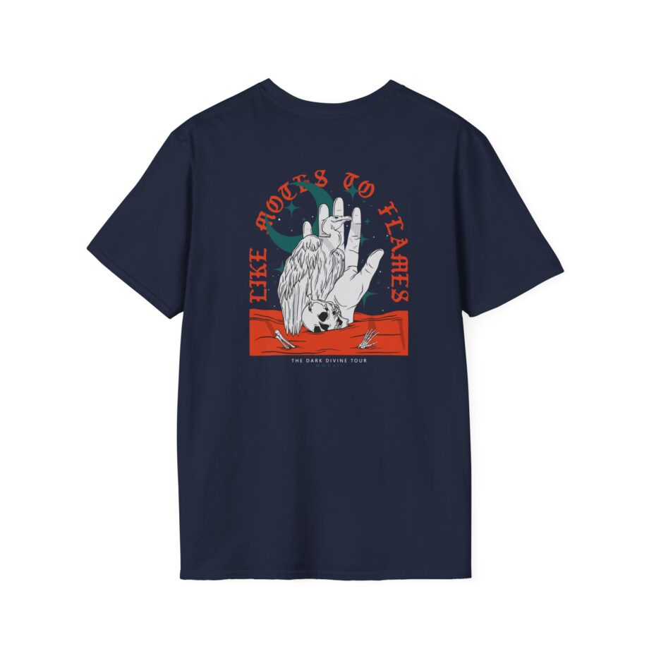 Like Moths to Flames the Dark Divine Tour Unisex Softstyle T-Shirt