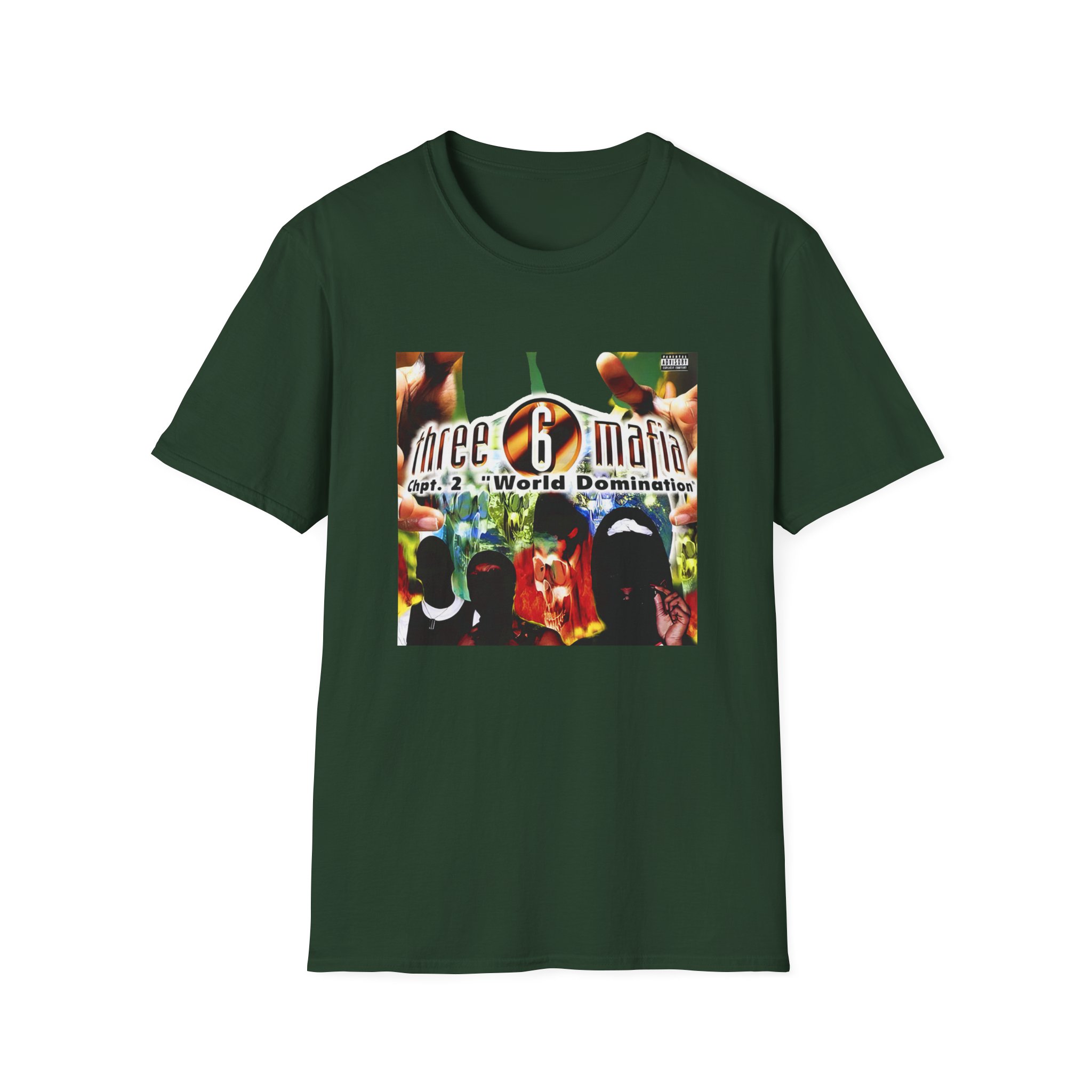 Three 6 Mafia Cover WD Unisex Softstyle T-Shirt