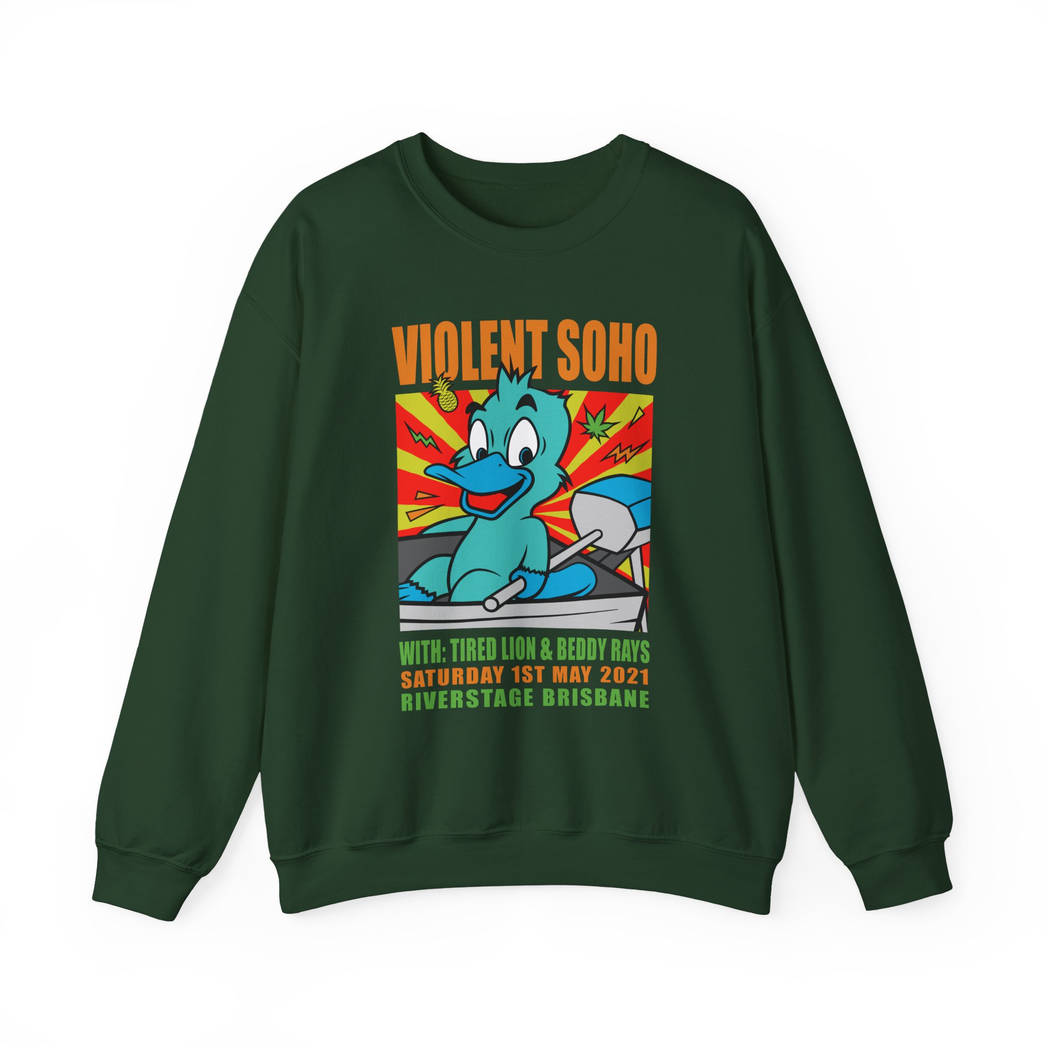 Violent Soho  Event Poster Unisex Heavy Blendâ„¢ Crewneck Sweatshirt