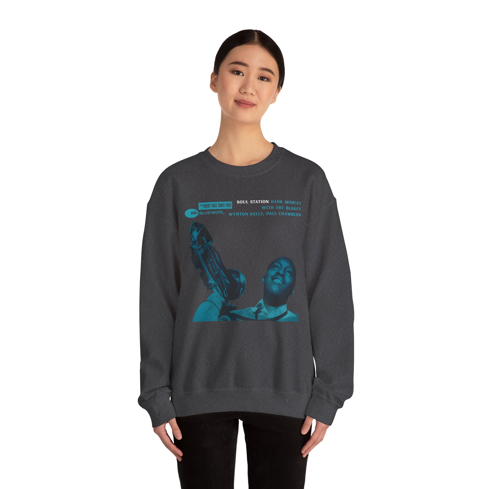 Blue Note Records Unisex Heavy Blendâ„¢ Crewneck Sweatshirt