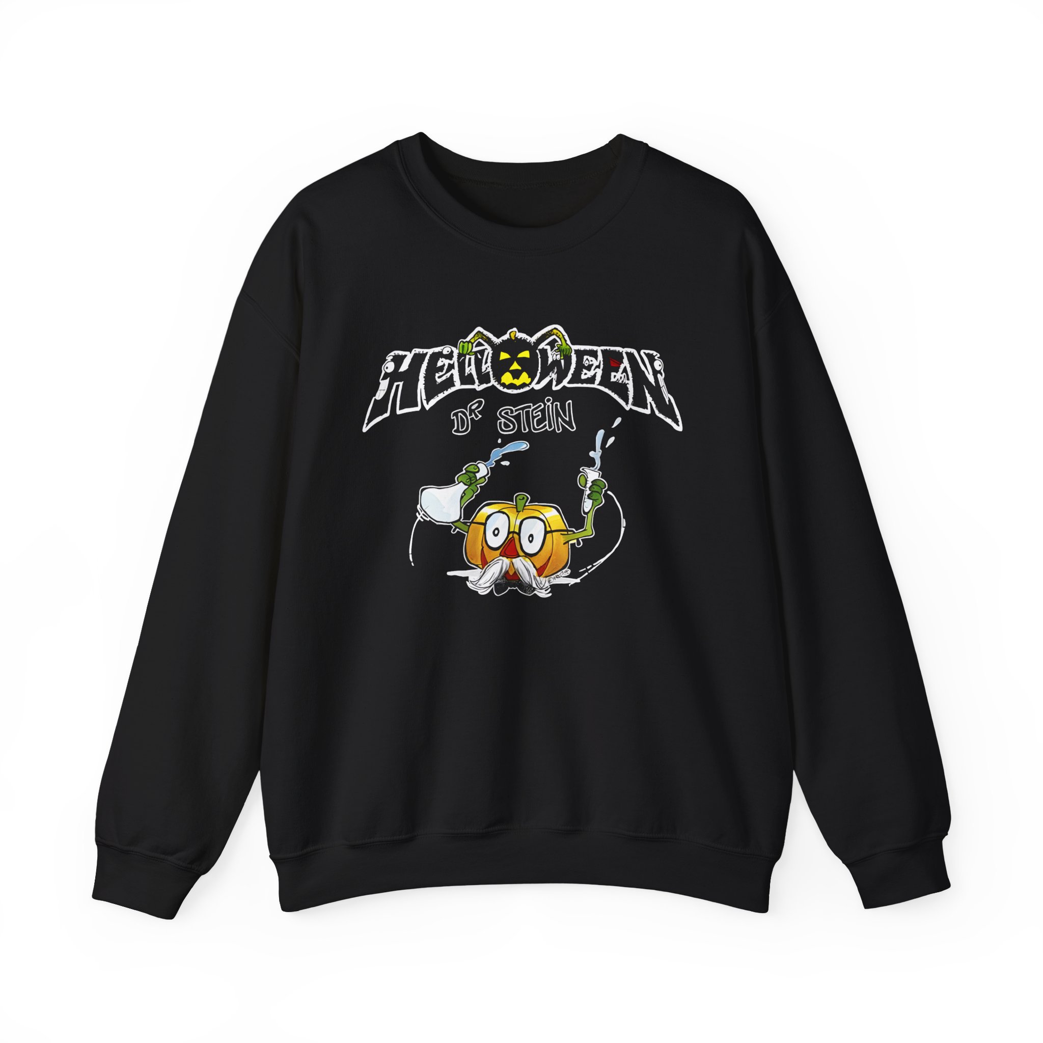 Helloween Dr. Stein Zipper Unisex Heavy Blendâ„¢ Crewneck Sweatshirt