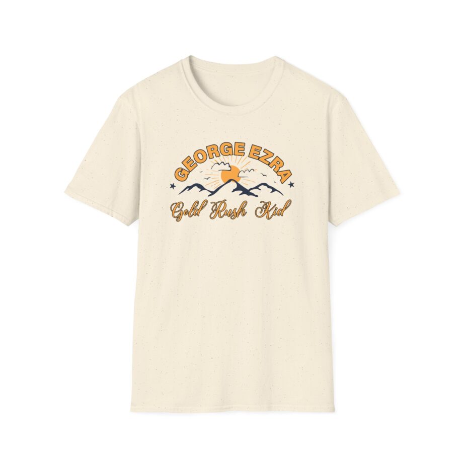 George Ezra Gold Rush Kid Mountains Unisex Softstyle T-Shirt