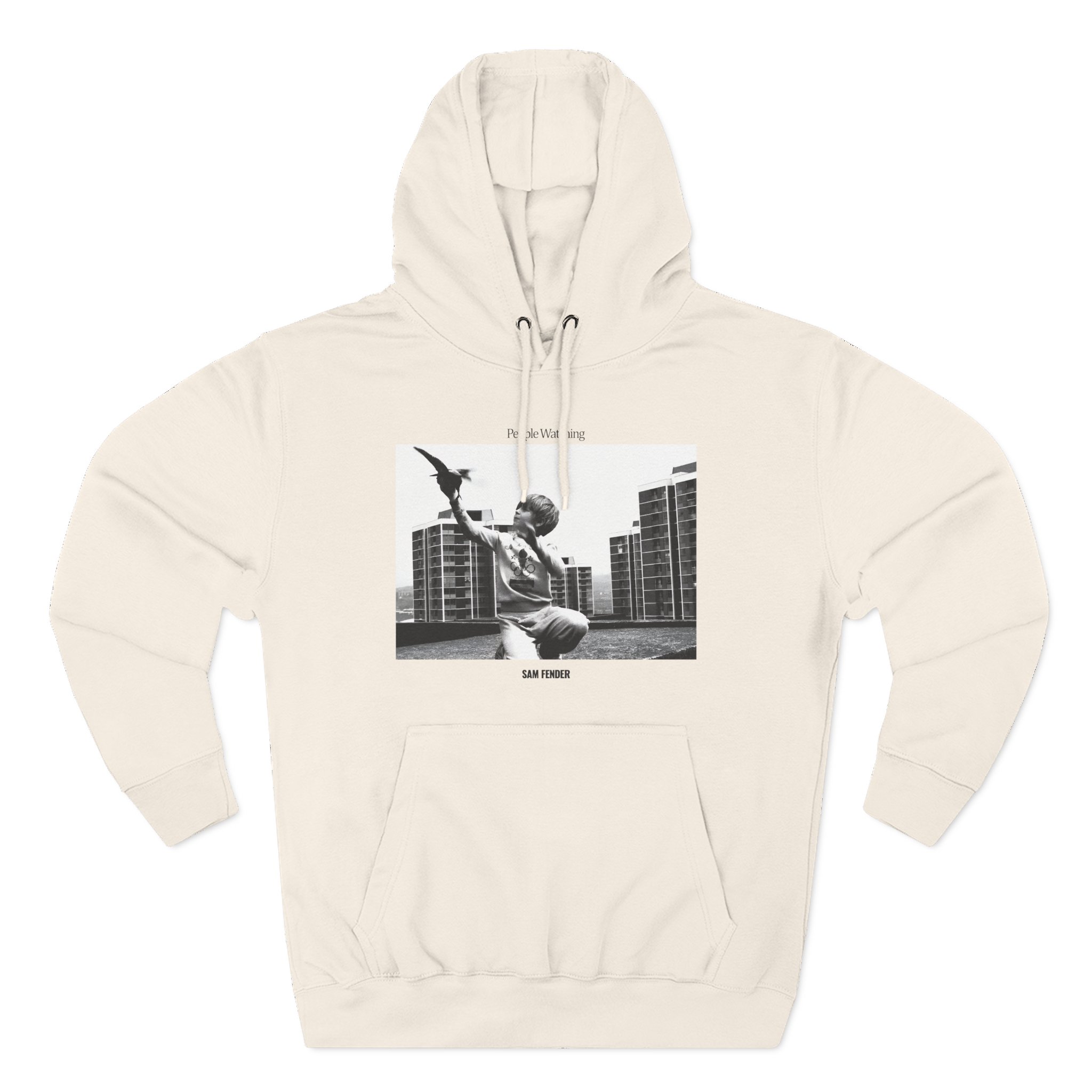 Sam Fender People Watching Three-Panel Fleece Hoodie