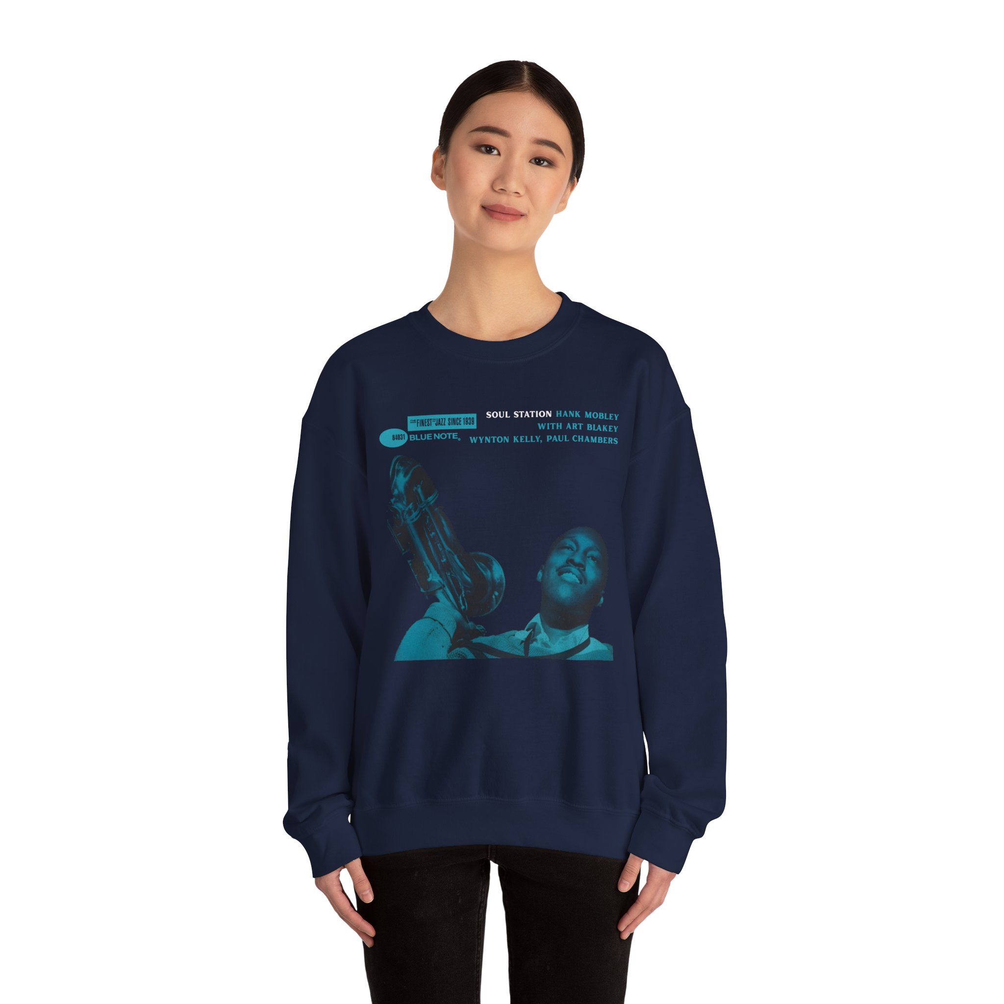 Blue Note Records Unisex Heavy Blendâ„¢ Crewneck Sweatshirt