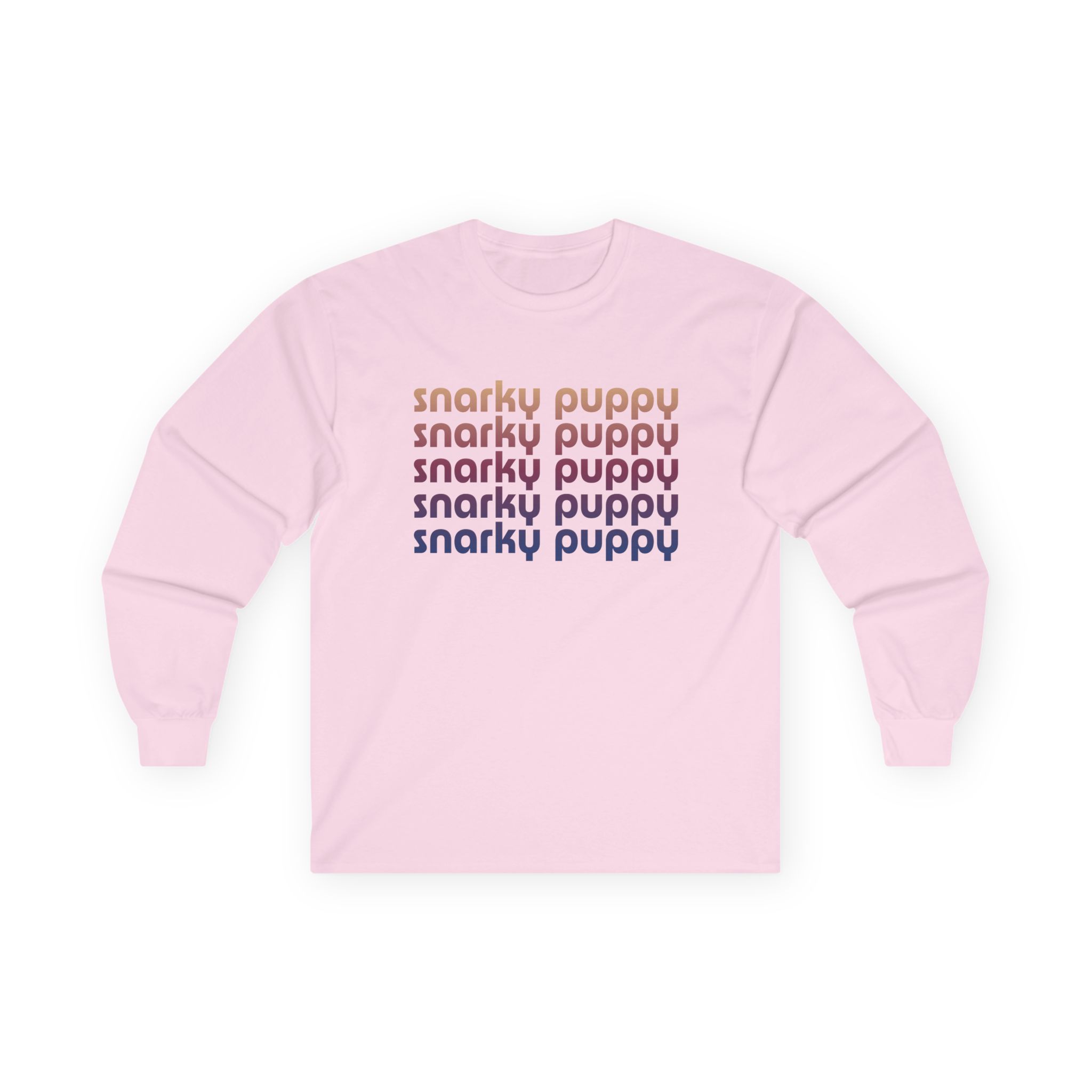 Snarky Puppy Repeating Logo Unisex Ultra Cotton Long Sleeve Tee