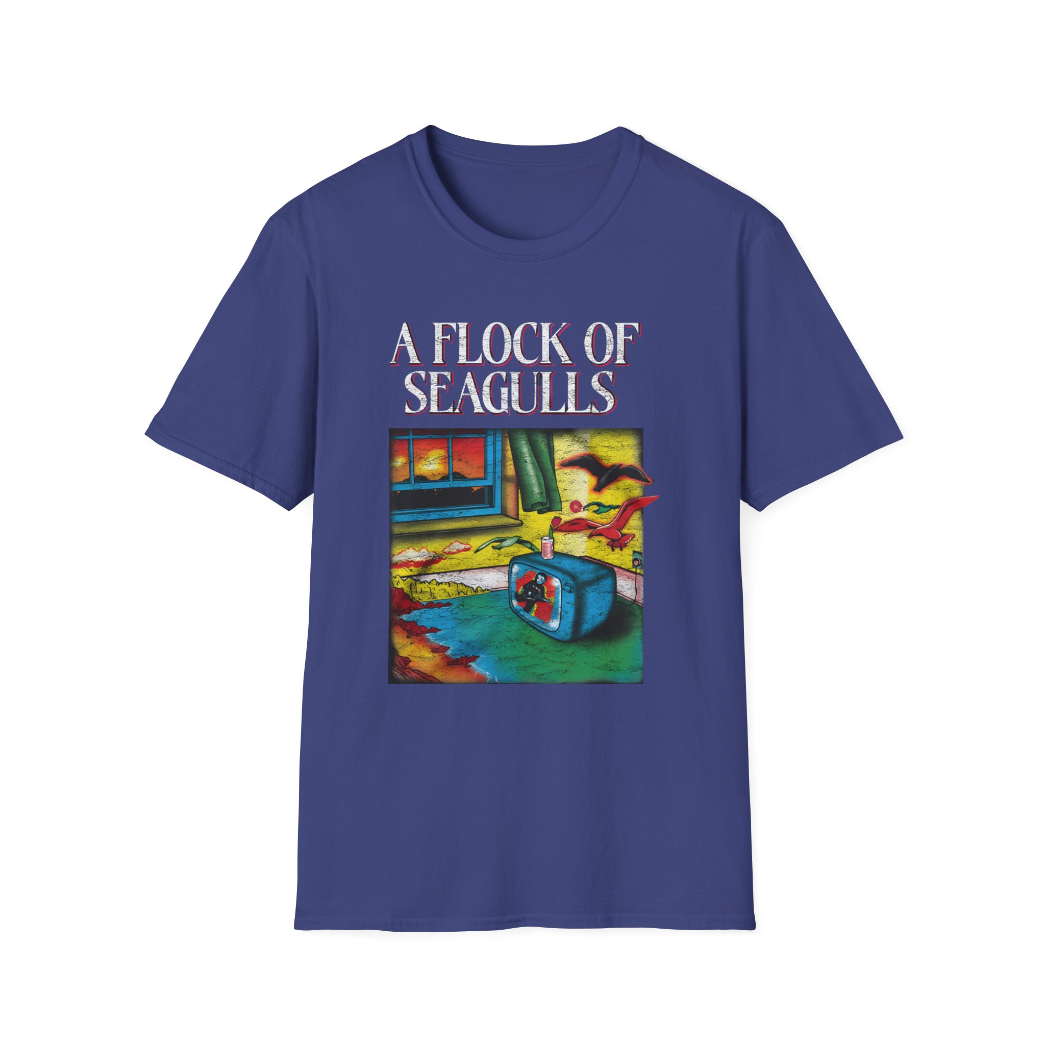 A Flock of Seagulls I Ran Tour Unisex Softstyle T-Shirt