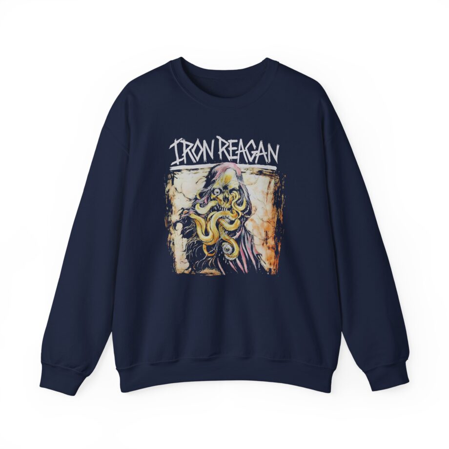 Iron Reagan Tentacle Skull Unisex Heavy Blend™ Crewneck Sweatshirt