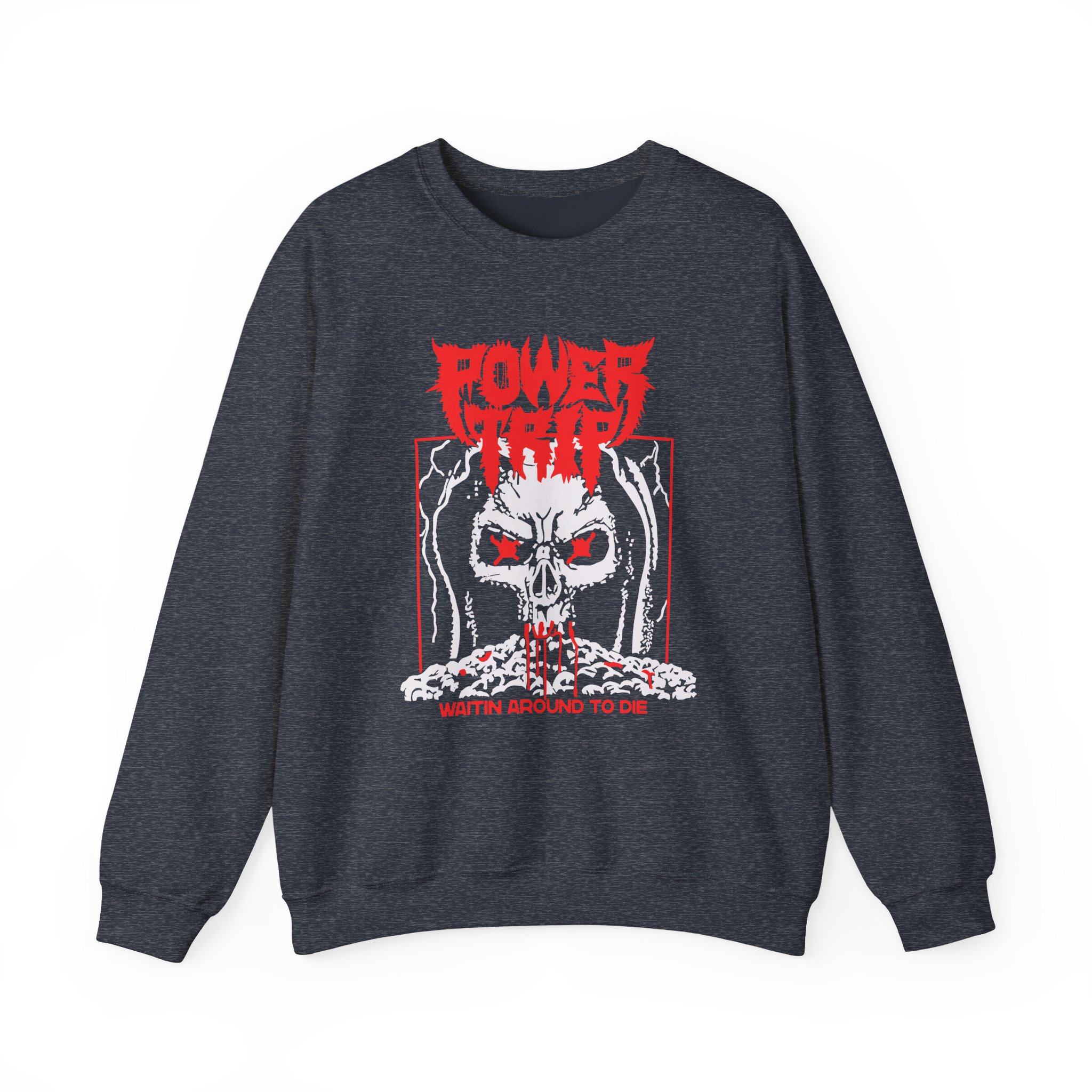 Power Trip Waiting Unisex Heavy Blendâ„¢ Crewneck Sweatshirt