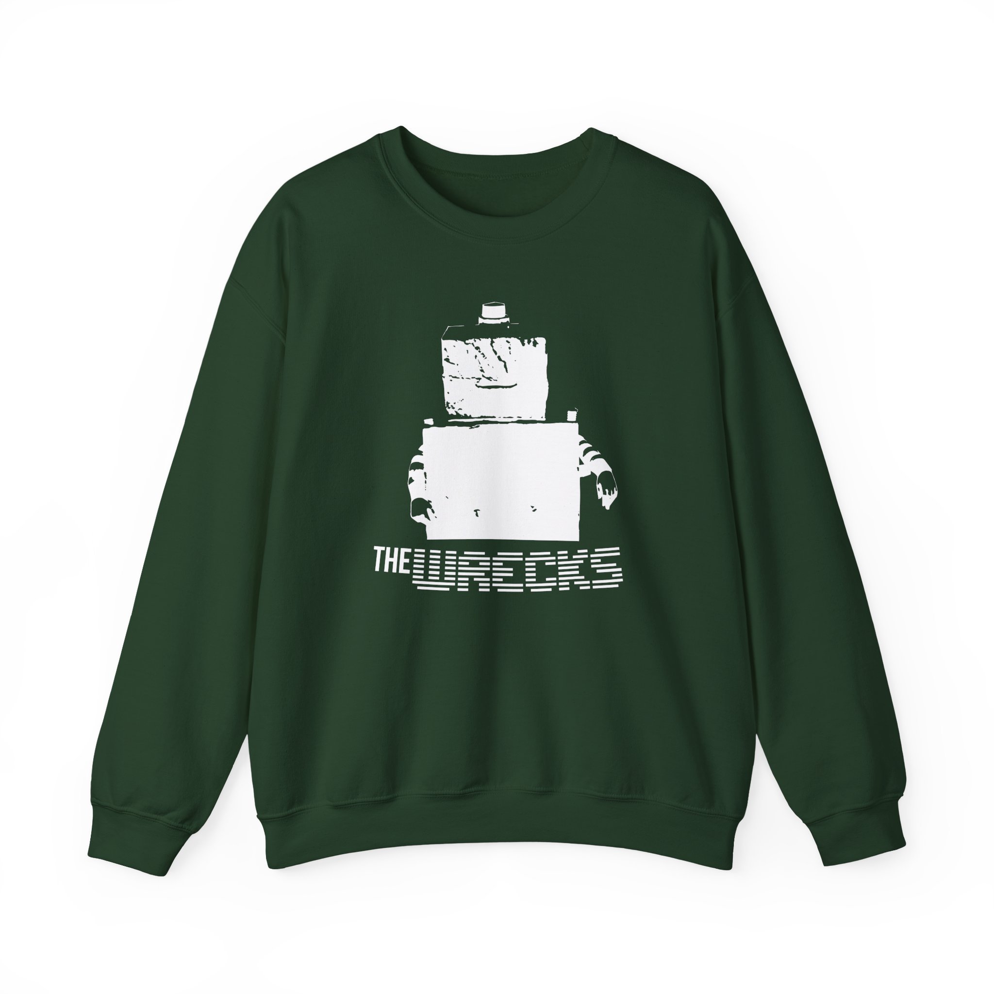 The Wrecks Robot Unisex Heavy Blendâ„¢ Crewneck Sweatshirt