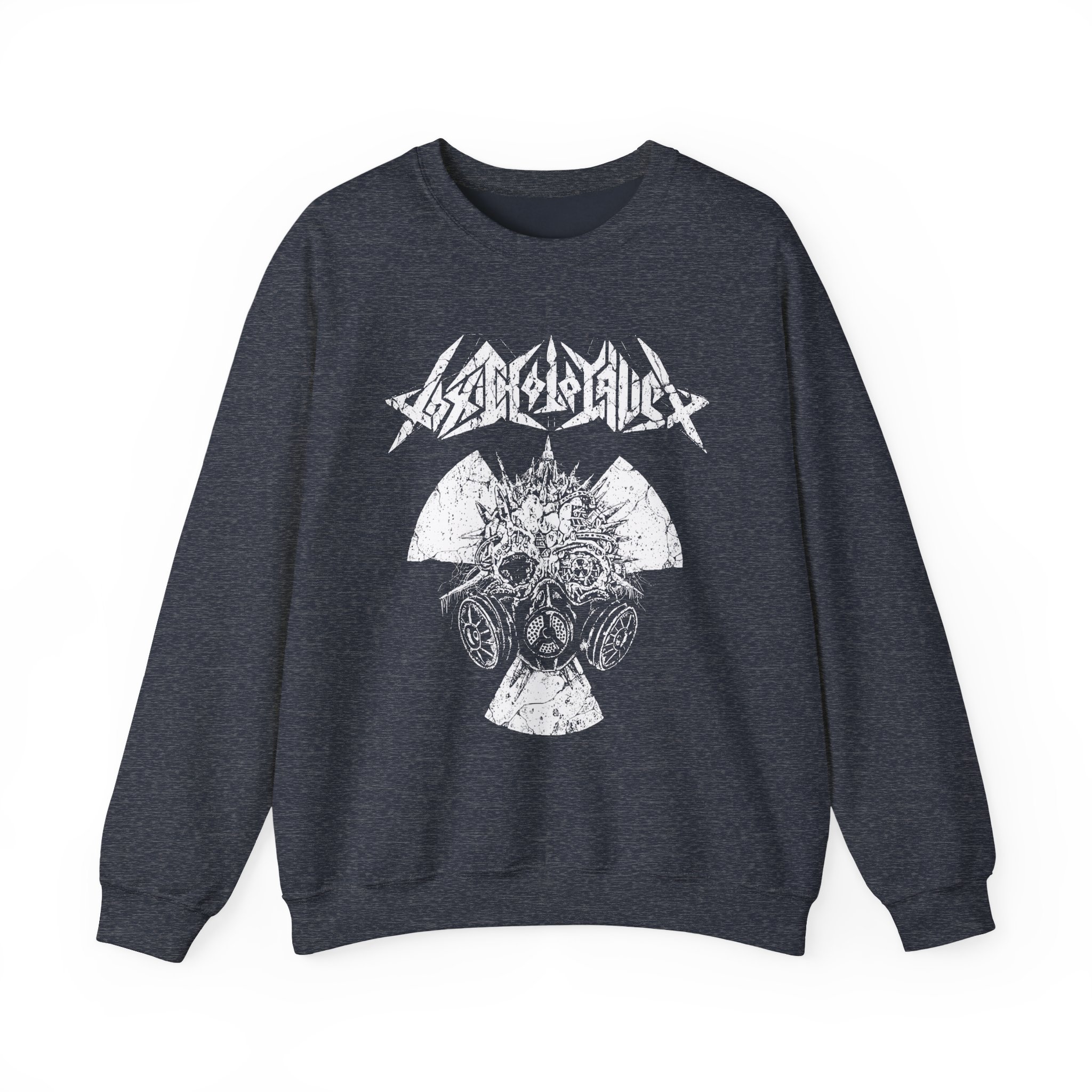 Toxic Holocaust Radiation Gas Mask Unisex Heavy Blendâ„¢ Crewneck Sweatshirt