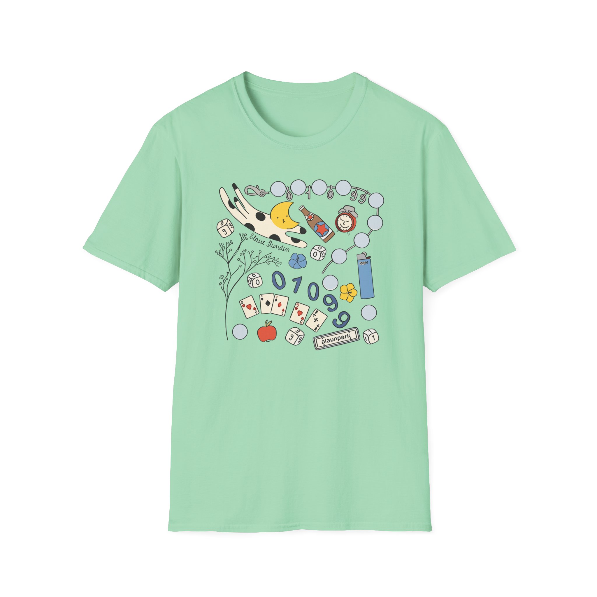 1098 Blaue Stunden Unisex Softstyle T-Shirt