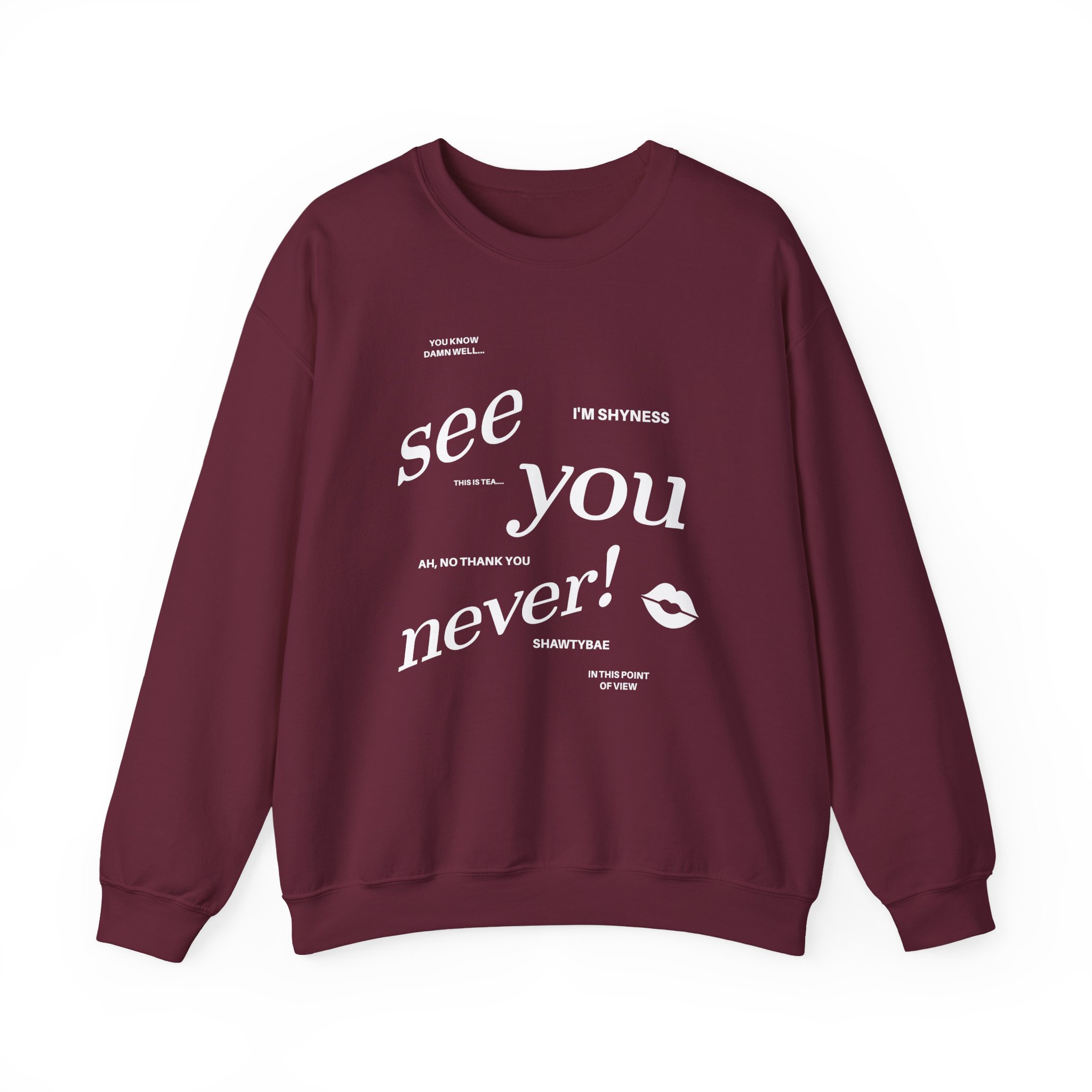 Shawty Bae Diss Gurrr Anniversary Unisex Heavy Blendâ„¢ Crewneck Sweatshirt
