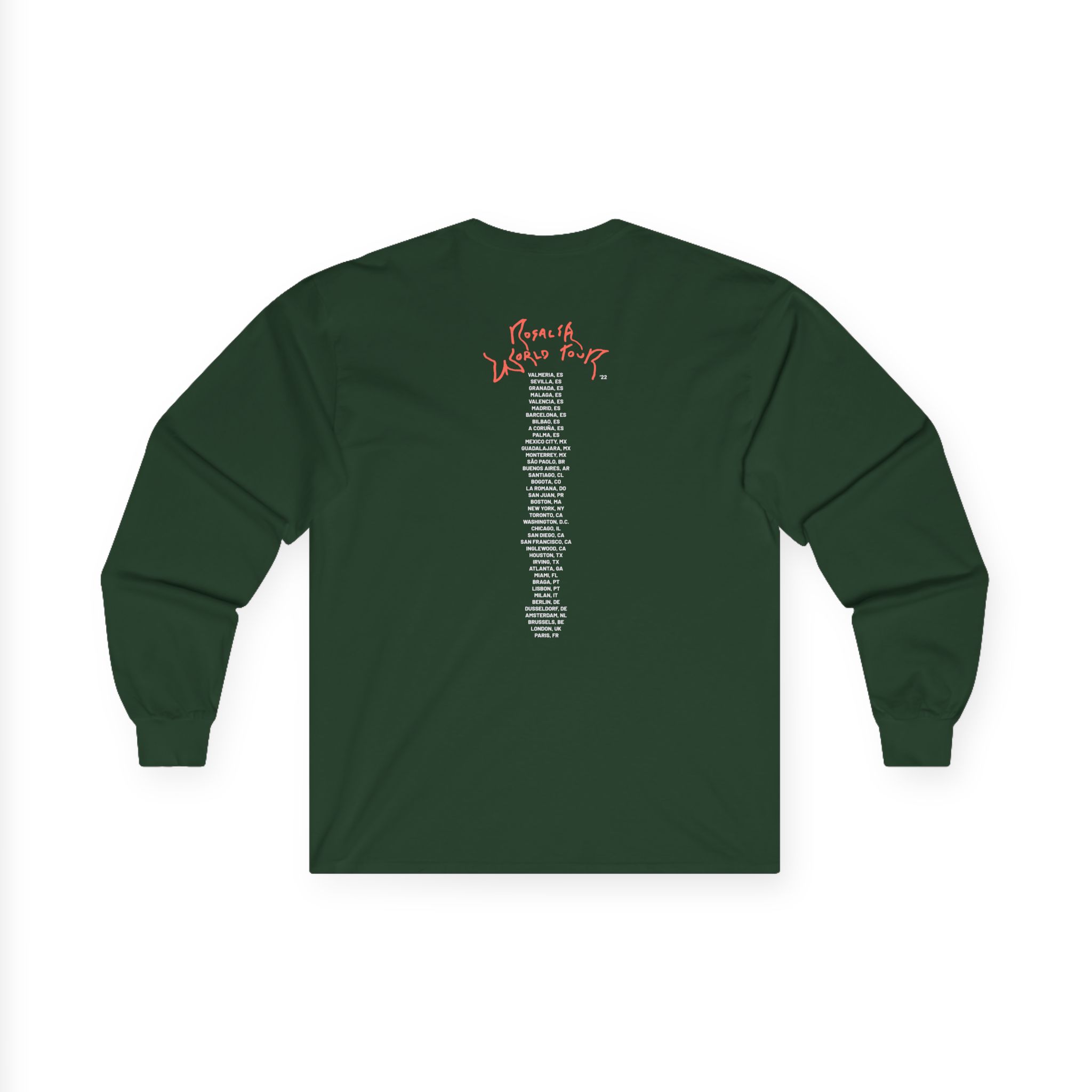 Rosalia World Tour Unisex Ultra Cotton Long Sleeve Tee