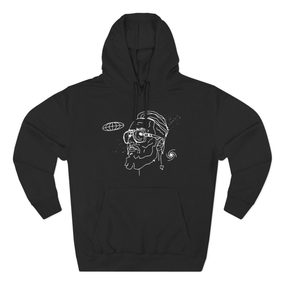 Fattypillow Three-Panel Fleece Hoodie