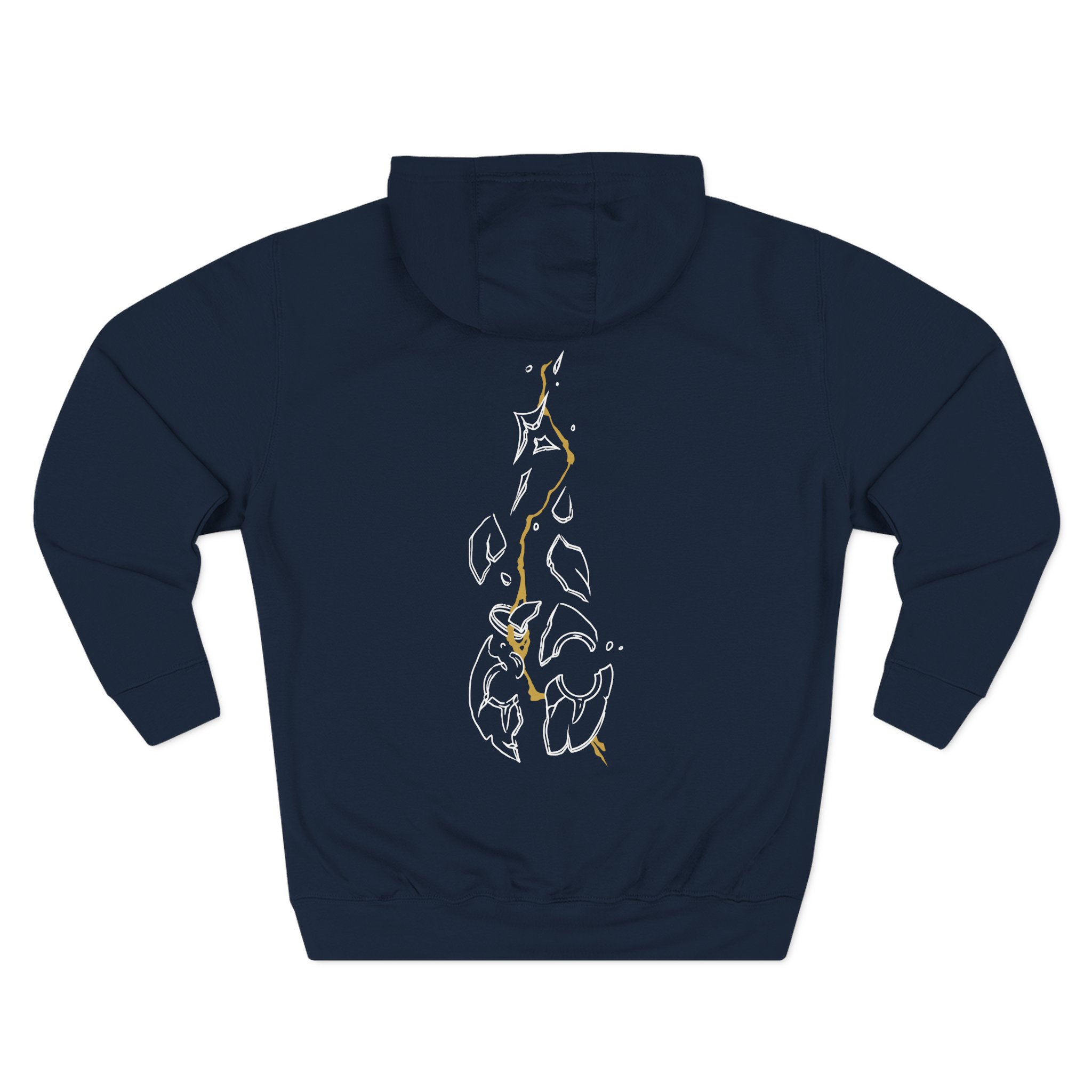 Dabin Between Broken Vintage Wash Three-Panel Fleece Hoodie