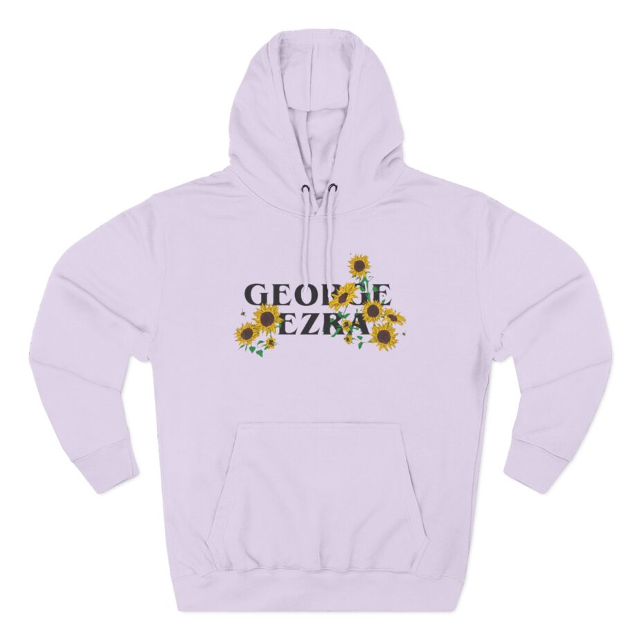 George Ezra Sunflowers Three-Panel Fleece Hoodie