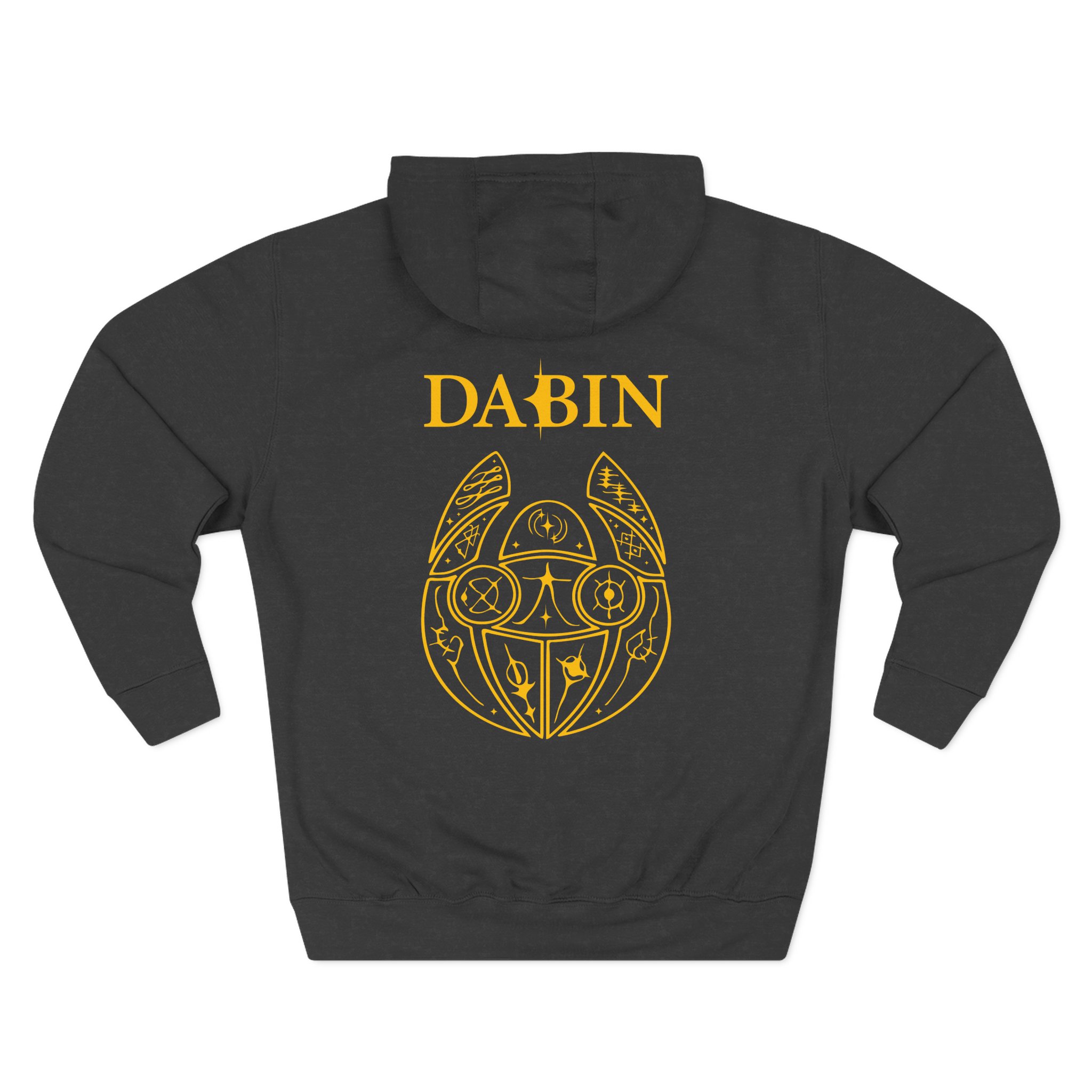 Dabin Between Broken Glyph Mask Three-Panel Fleece Hoodie