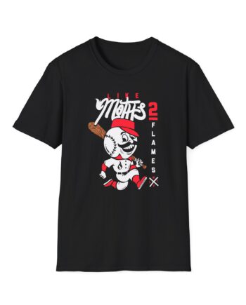 Like Moths to Flames Baseball Unisex Softstyle T-Shirt