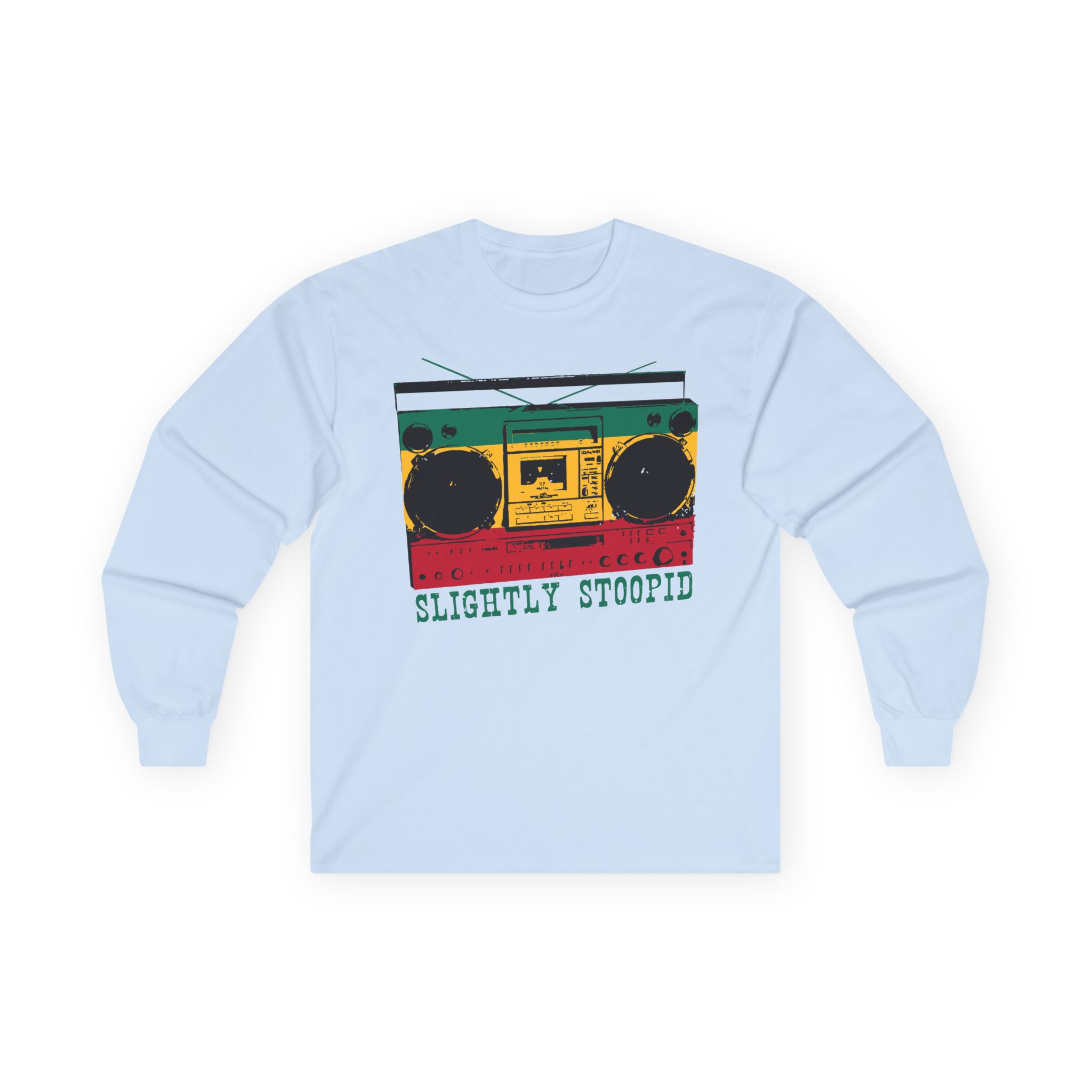 Slightly Stoopid Ghetto Blaster Raglan Unisex Ultra Cotton Long Sleeve Tee