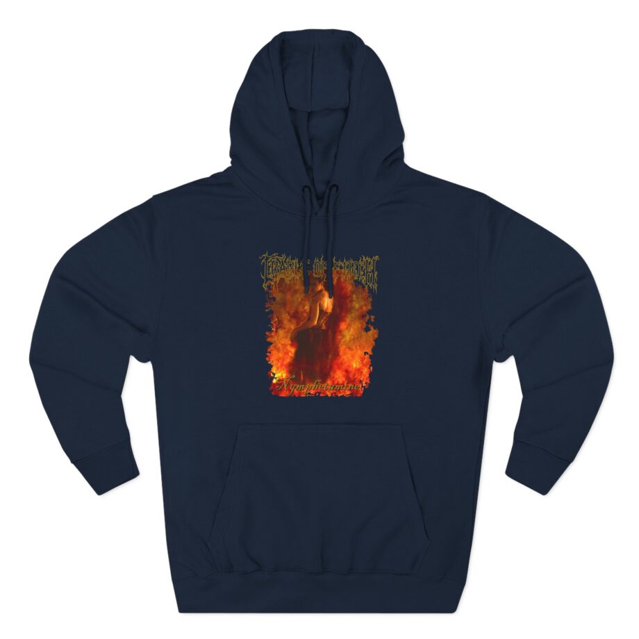 Cradle of Filth Nymphetamine Album Three-Panel Fleece Hoodie