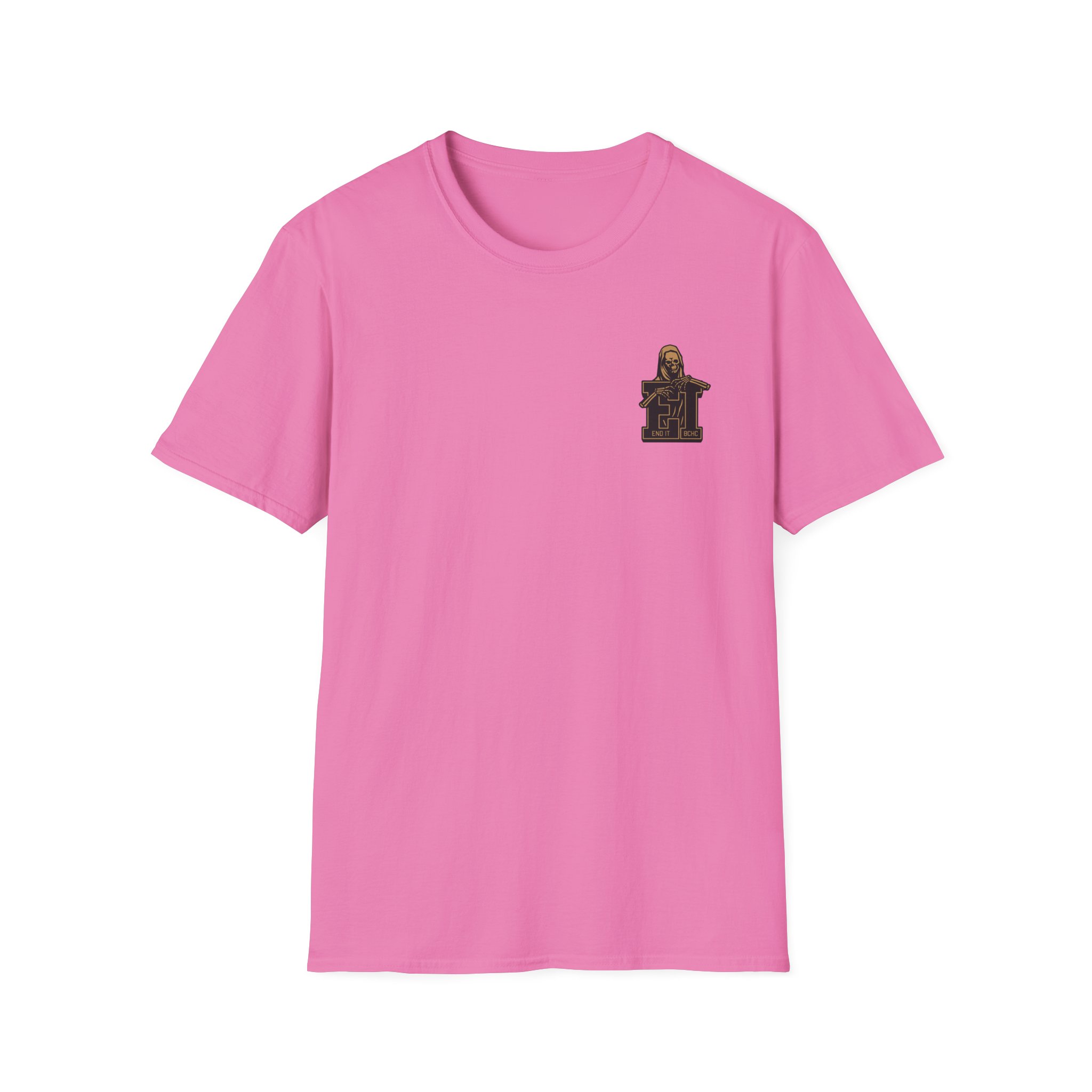 End It Bchc Reaper Emblem Unisex Softstyle T-Shirt