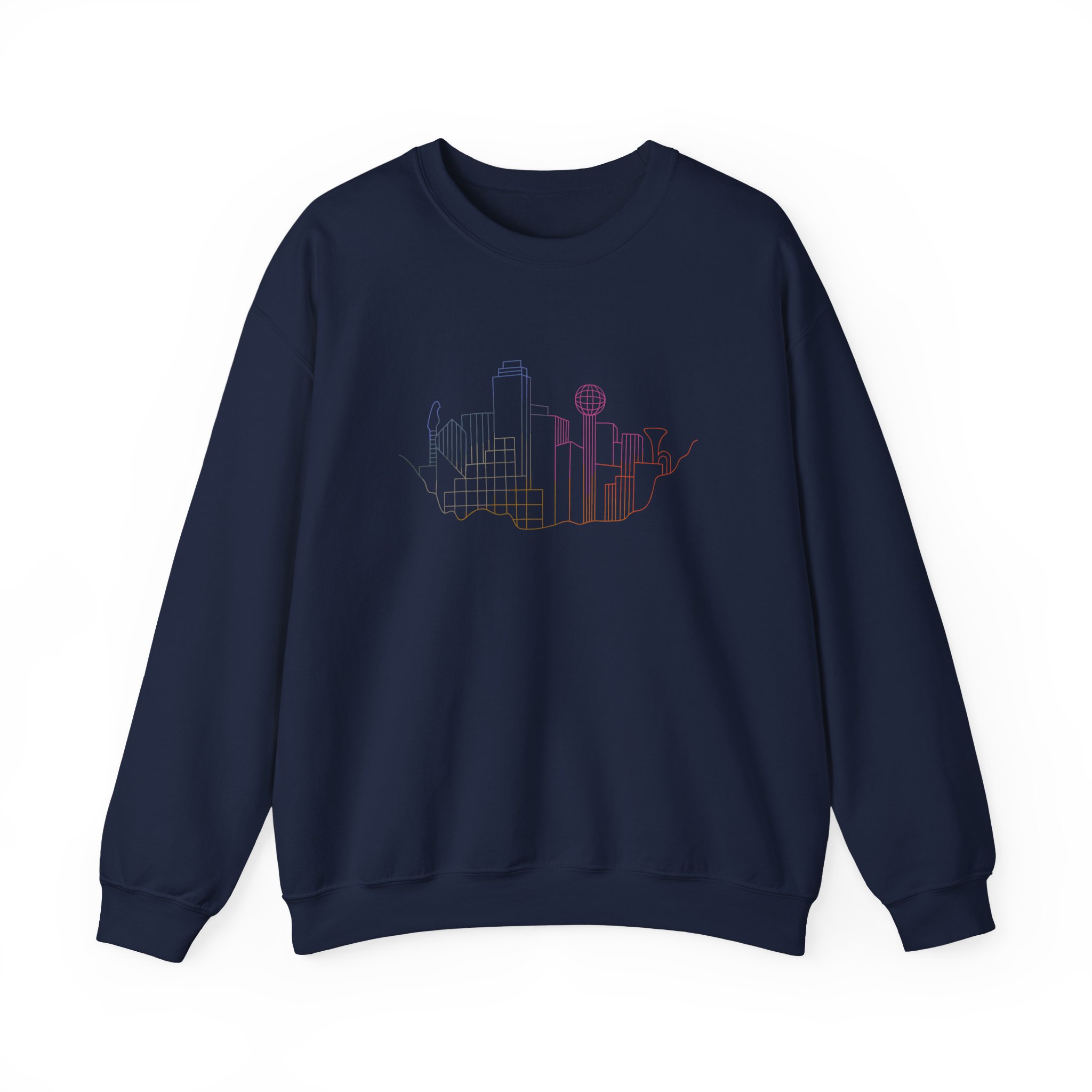 Snarky Puppy Empire Central Skyline Unisex Heavy Blend Crewneck Sweatshirt