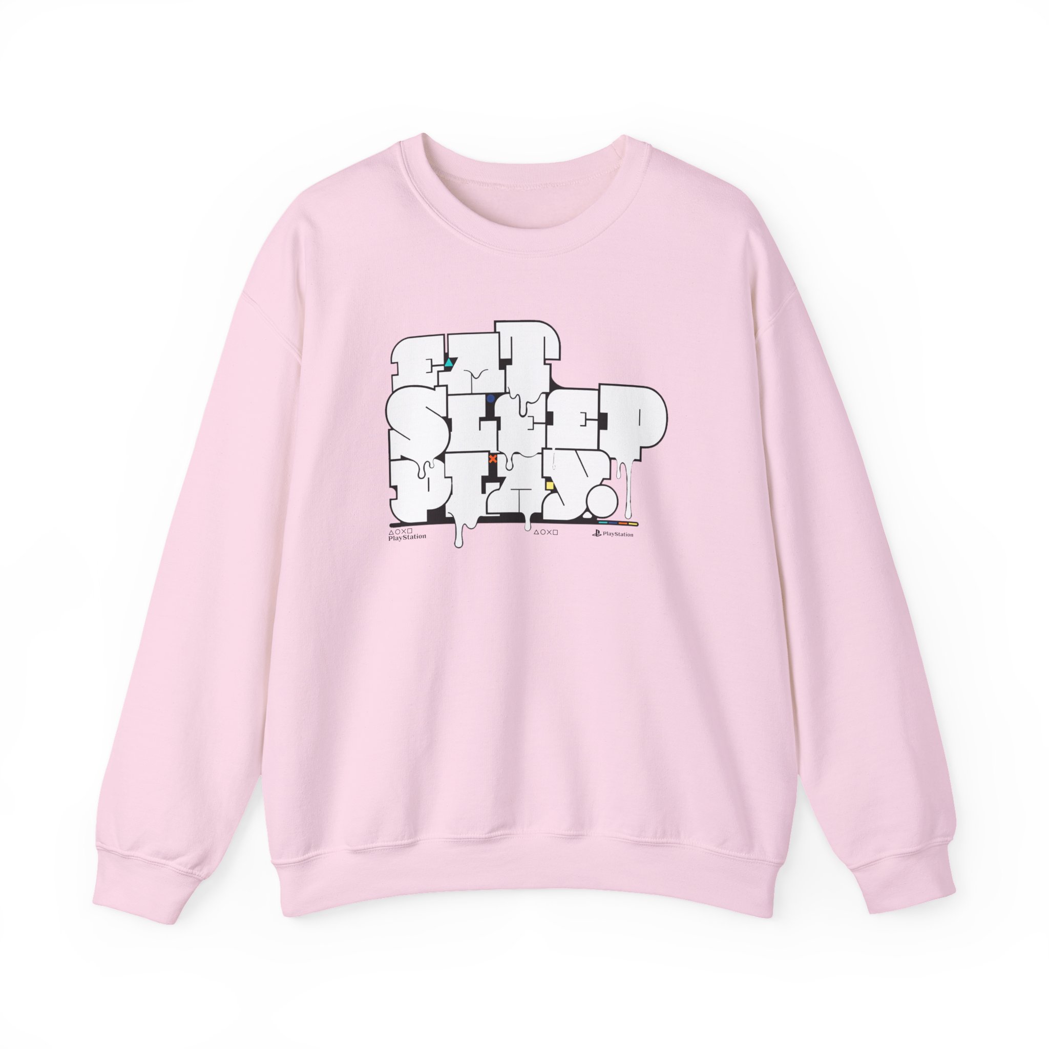 PlayStation Eat Sleep Play Unisex Heavy Blendâ„¢ Crewneck Sweatshirt