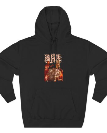 Suicide Silence You Will Die Alone Three-Panel Fleece Hoodie