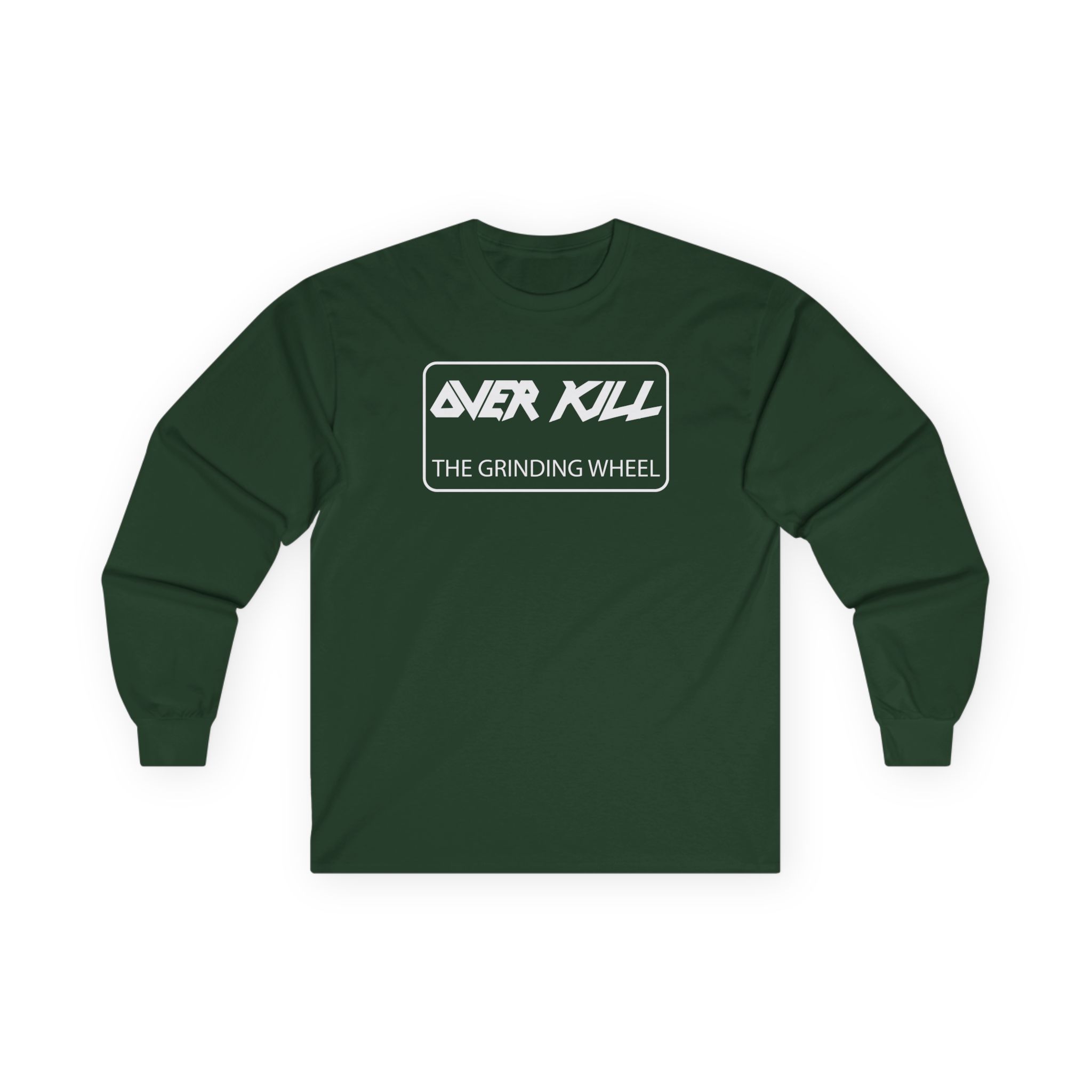Overkill Embroidered Gear Logo Unisex Ultra Cotton Long Sleeve Tee