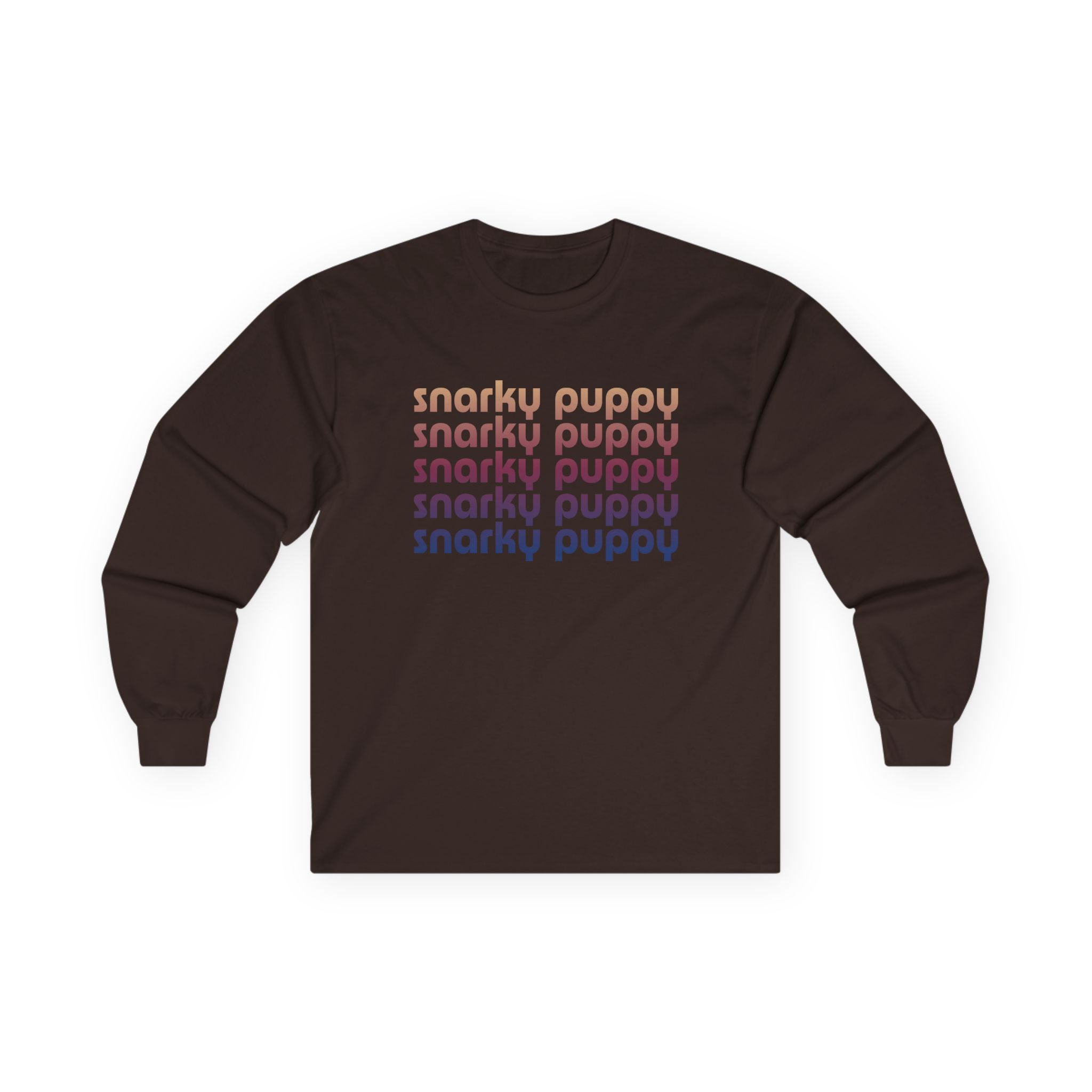Snarky Puppy Repeating Logo Unisex Ultra Cotton Long Sleeve Tee