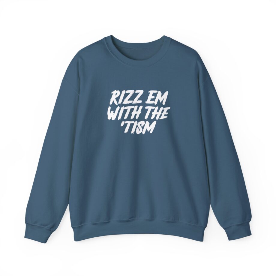 Ryan Windridge Rizz Em With the Tism Unisex Heavy Blend™ Crewneck Sweatshirt