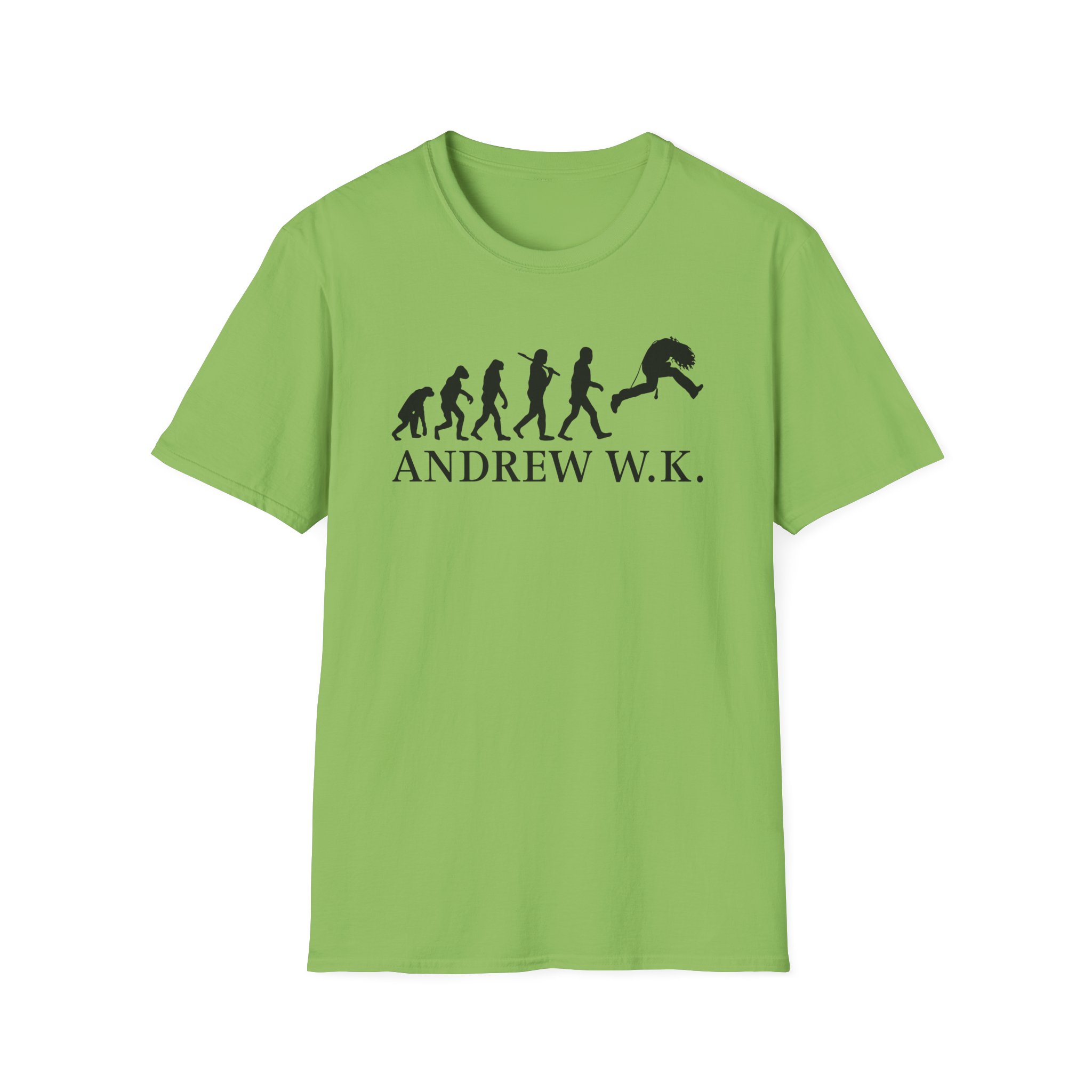 Andrew Wk Evolution of Partying Unisex Softstyle T-Shirt