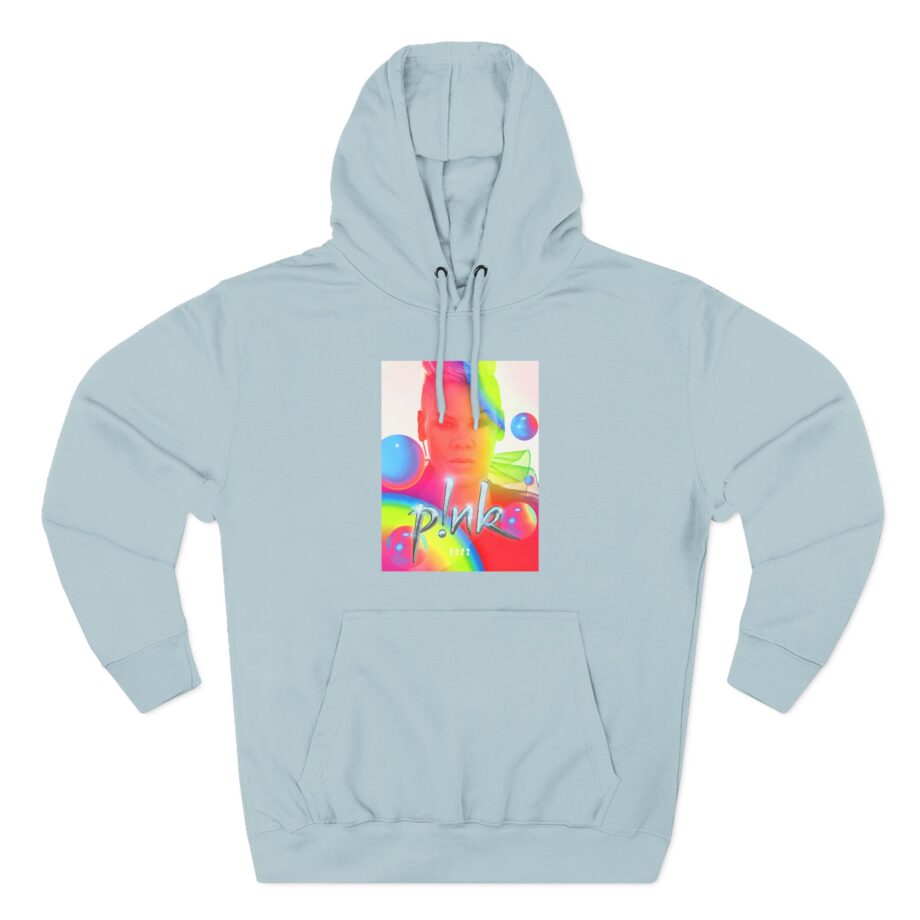P!nk Summer 2022 Rainbow Three-Panel Fleece Hoodie