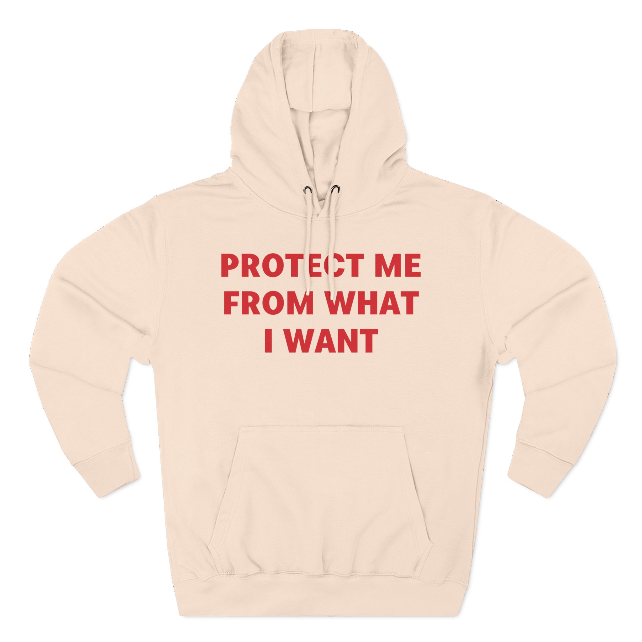 Jenny Holzer Protect Me From What I Want Three-Panel Fleece Hoodie