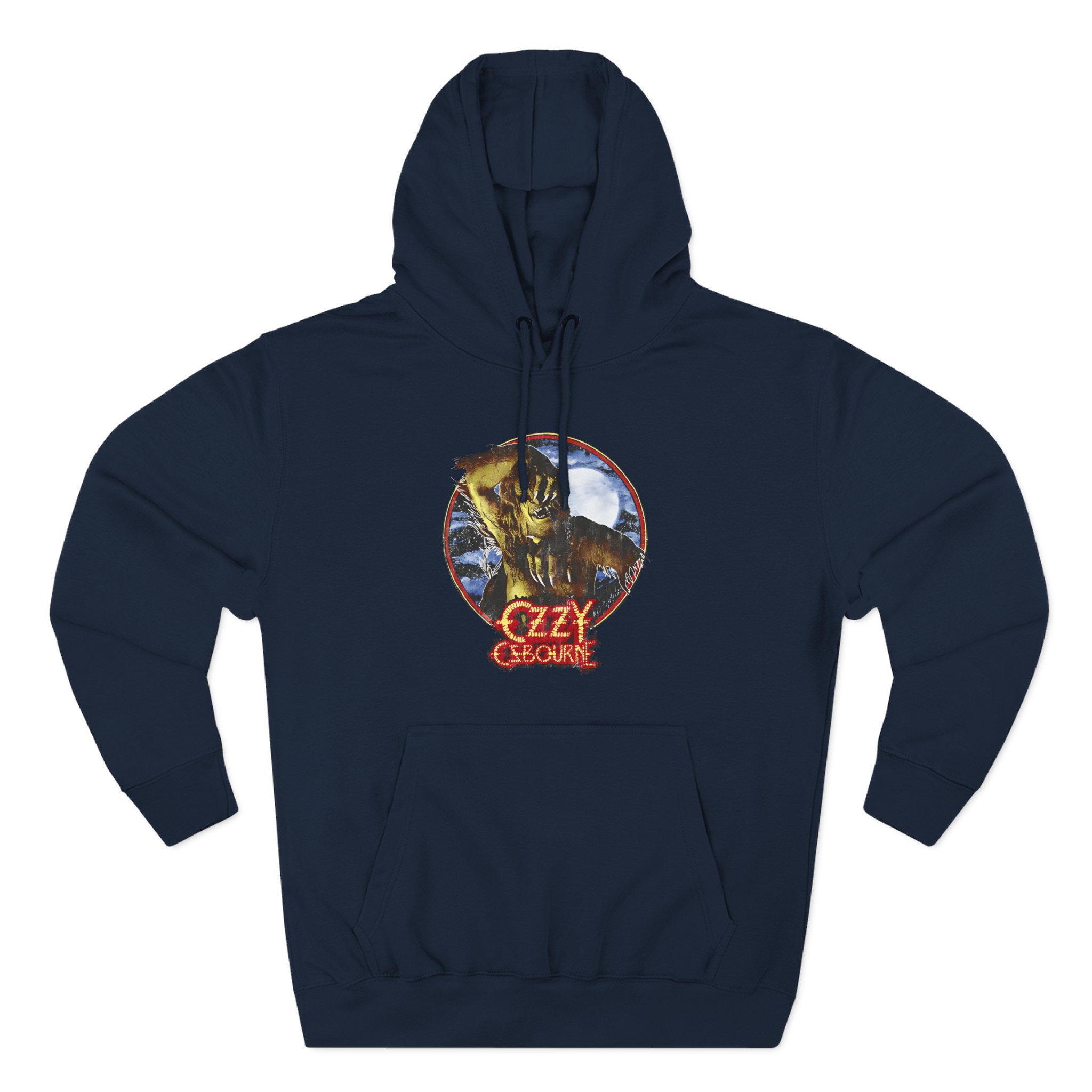Ozzy Osbourne Bark At The Moon Three-Panel Fleece Hoodie
