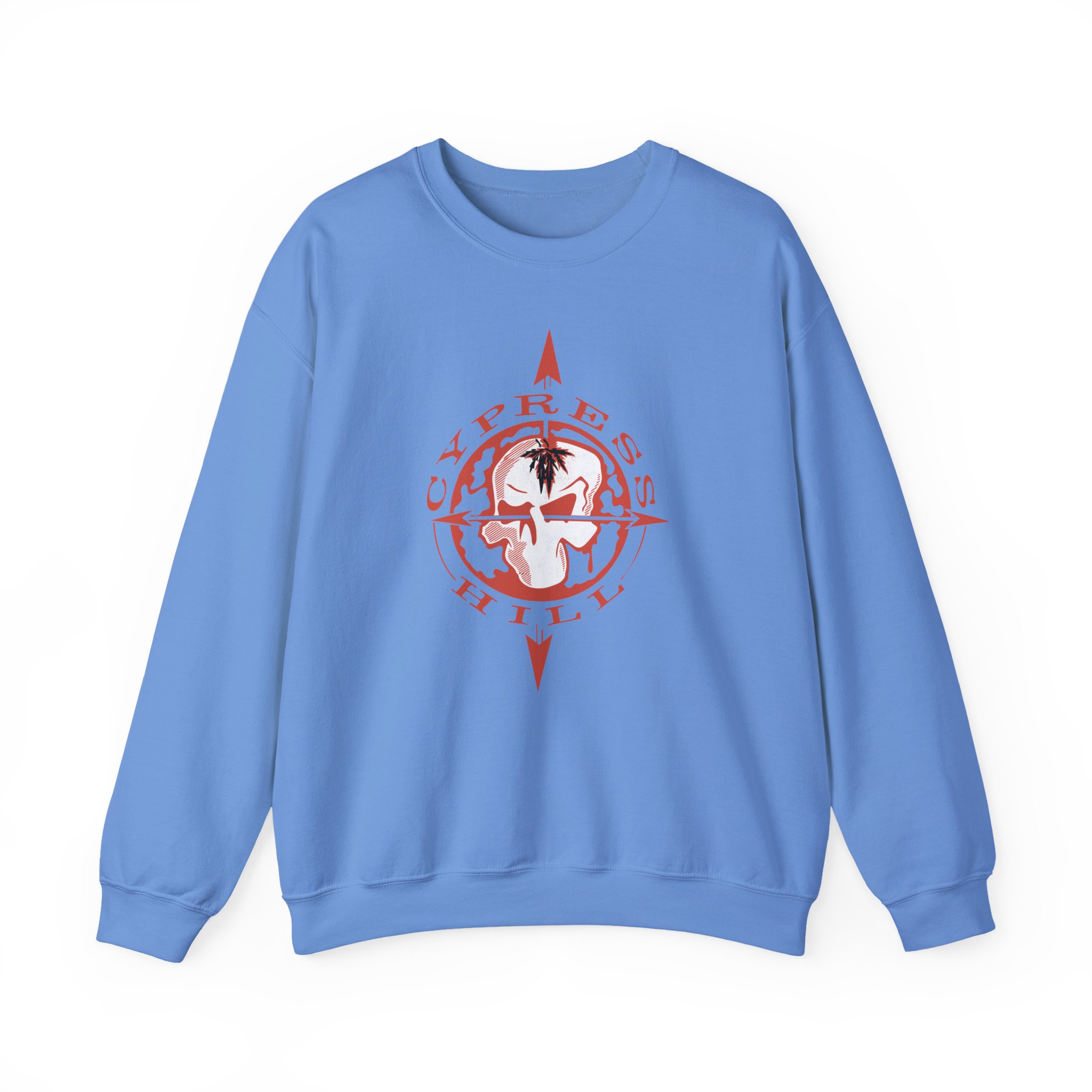 Cypress Hill Skull N Compass Unisex Heavy Blendâ„¢ Crewneck Sweatshirt