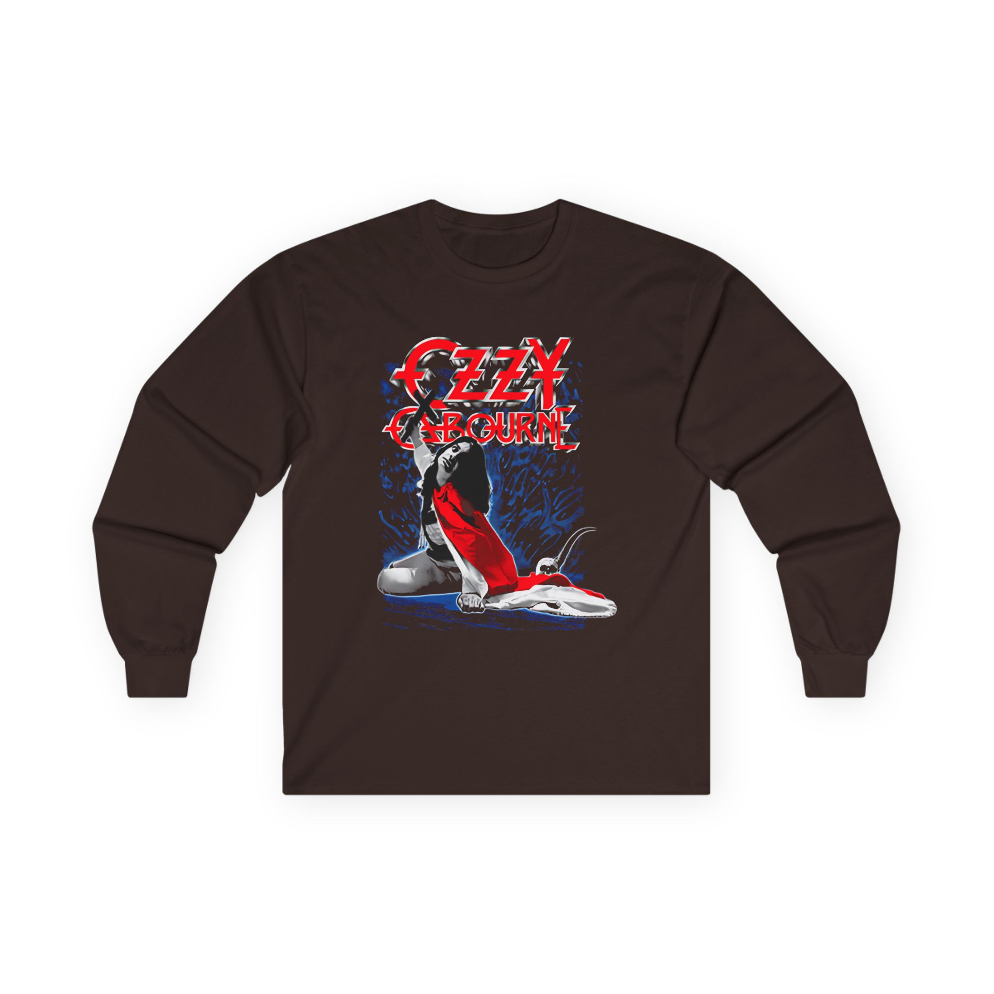 Ozzy Osbourne Blizzard of Ozz Rock & Roll Hall of Fame Unisex Ultra Cotton Long Sleeve Tee